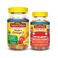 Nature Made Adult & Kids Multivitamin Gummies Combo Pack, Multis with Vitamin C, Vitamin D3, B Vitamins, Zinc, Omega 3 Fish Oil & More Nature Made Au supplements