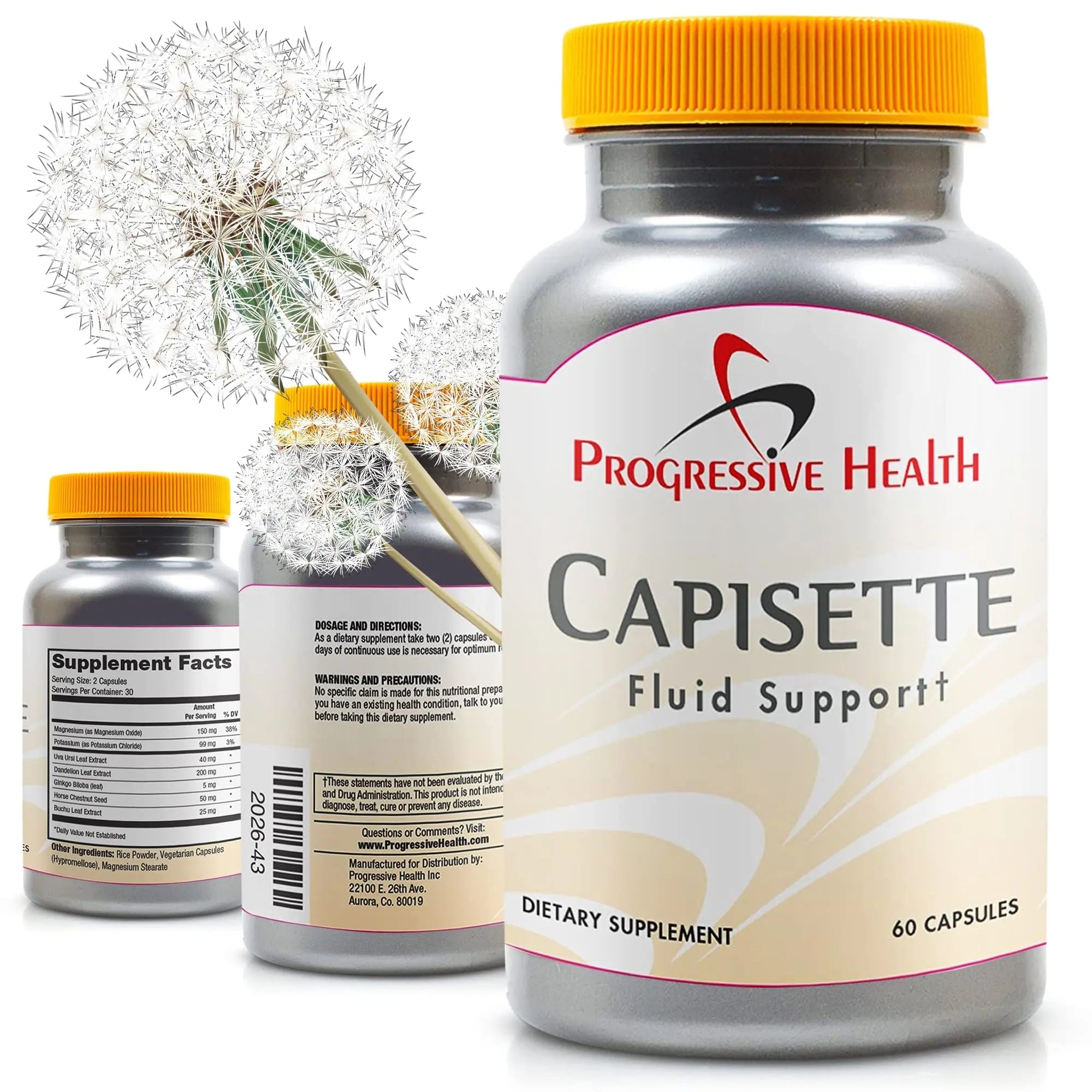Capisette Water Retention Support - Reduces Swollen Feet, Ankles, and Legs - Reduce Progressive Health Au supplements