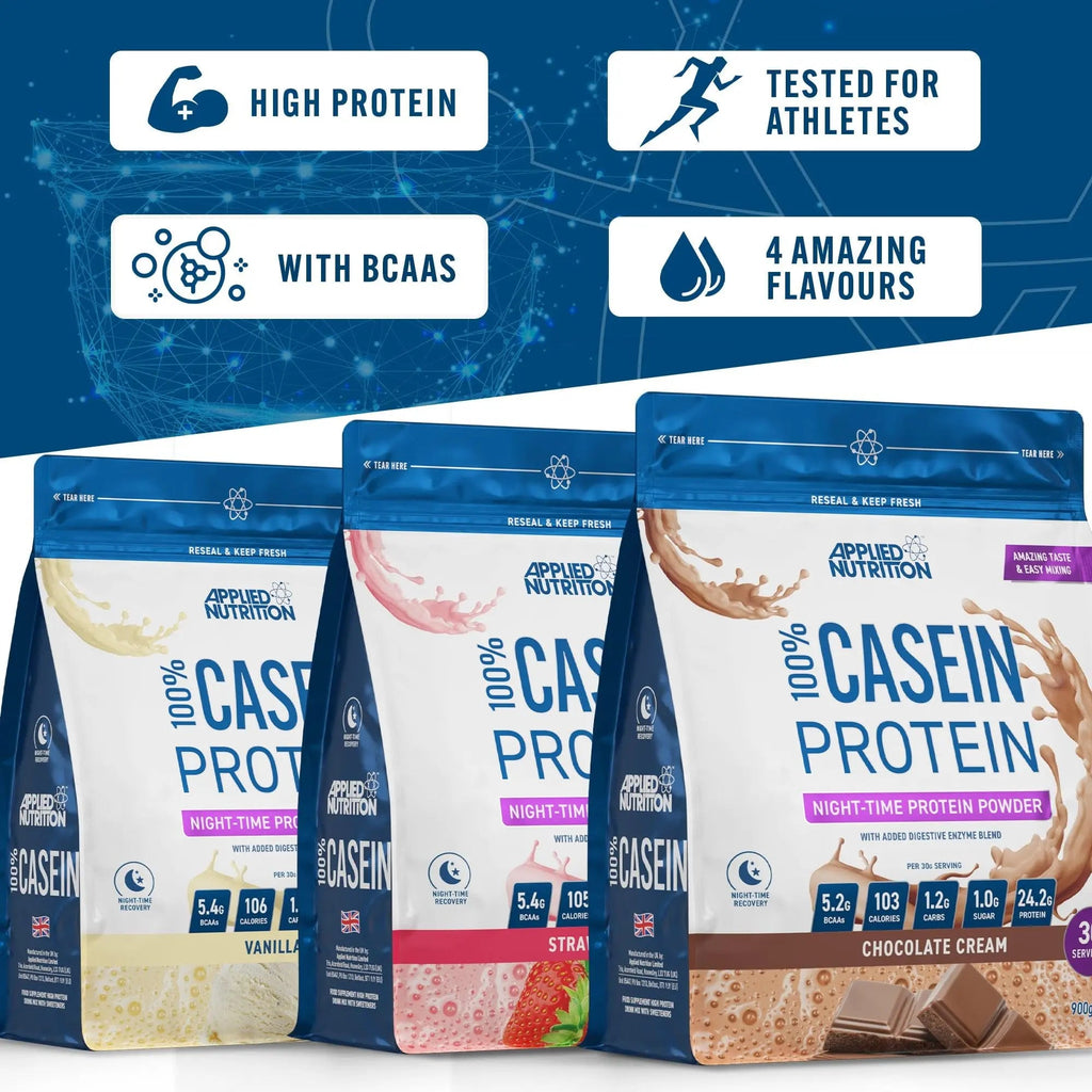 Applied Nutrition Casein Protein Powder - Micellar Casein Supplement, Slow Release Protein Applied Nutrition Au supplements