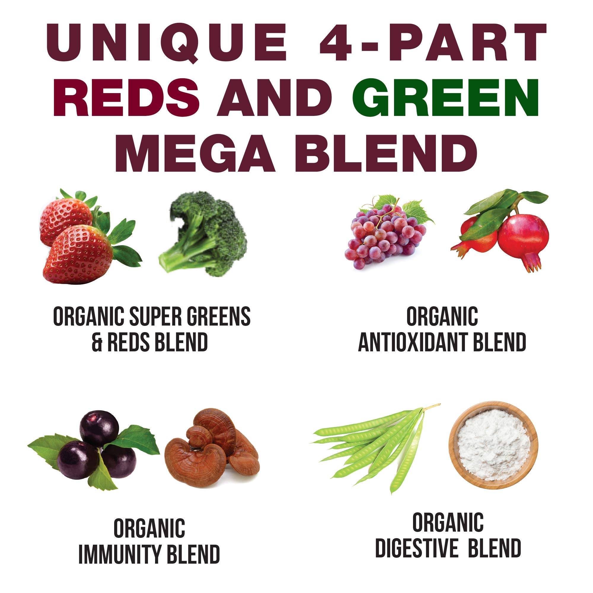 Kids Greens and Reds Superfood Powder. Best Tasting Organic Vegan Super Food Juice with 25+ Real Fruits and Vegetables. Gluten Free Real Food Vitamins. Green and Red Superfoods Supplement for Children Peak Performance Au supplements