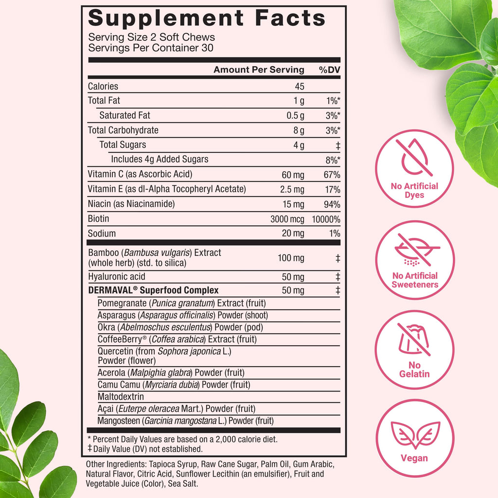 Force Factor Collagen Boosting Superfoods, Vegan Collagen Booster for Women, with Biotin, Hyaluronic Acid, and Vitamin C, for Hair, Skin, Nails, & Joint Support