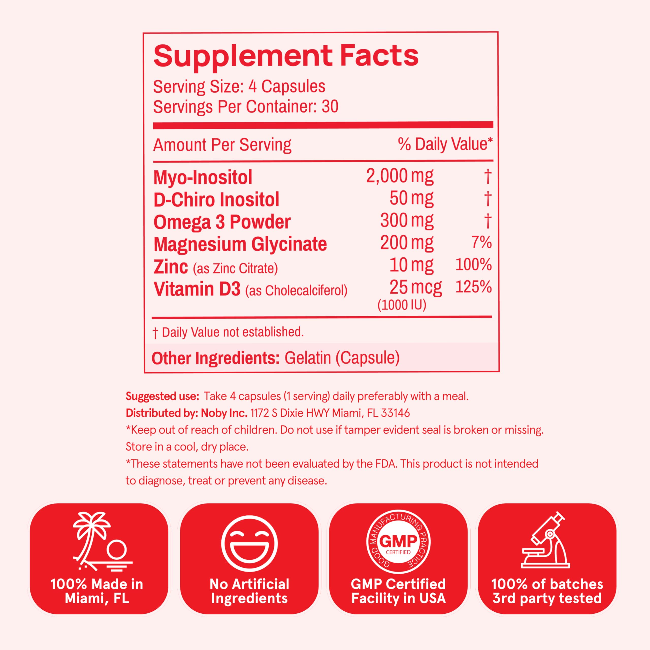 Peach Perfect Inositol Multivitamin – Myo-Inositol & D-Chiro 40:1 Blend, Omega-3, Vitamin D3, Magnesium, Zinc – Supports Women’s Health, Mood, Energy, Supplement – 30 SVG Peach Perfect Au supplements