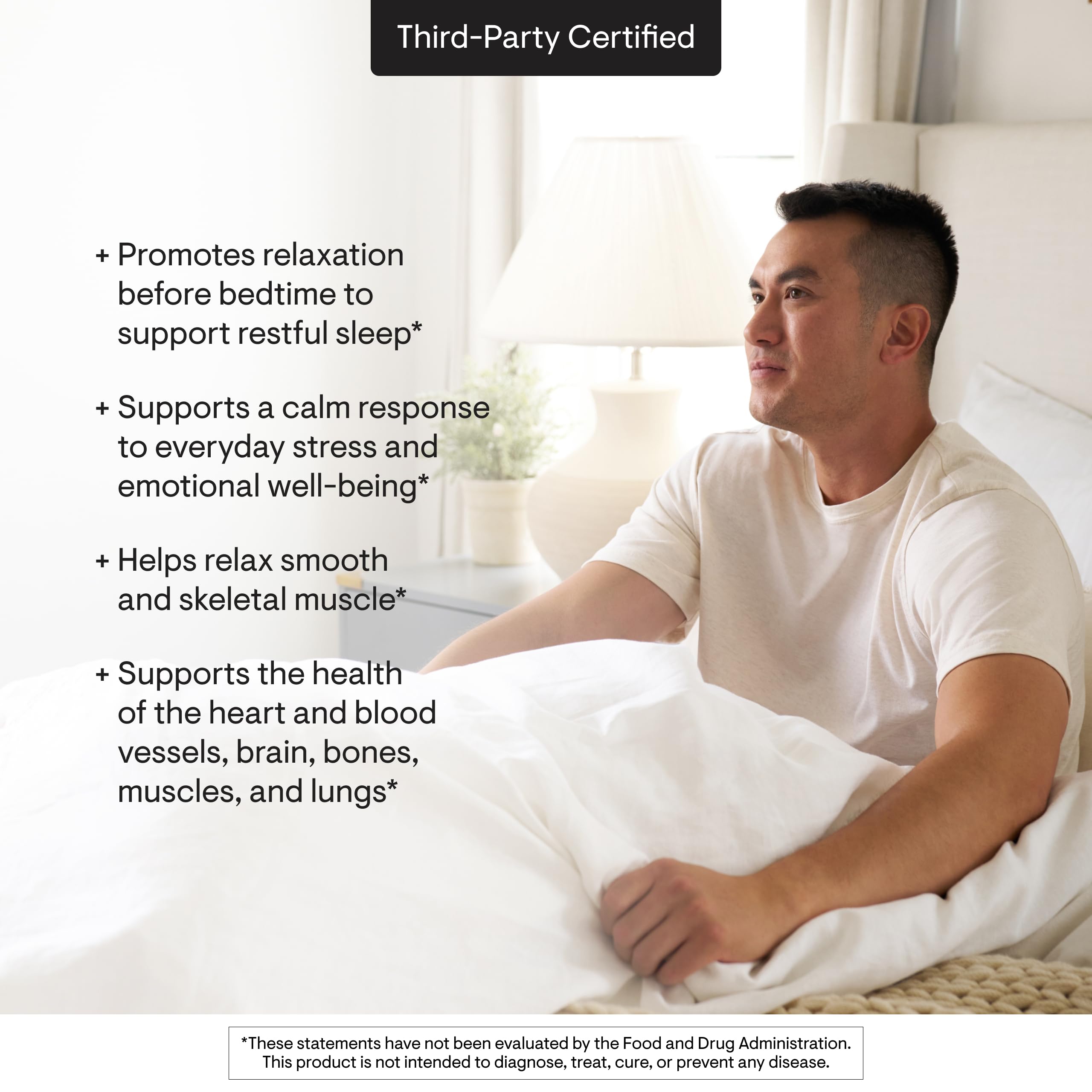 THORNE - Magnesium Glycinate - Supports Restful Sleep, Muscle Relaxation, Heart Health & Metabolism* - Chelated Magnesium Capsules - Third-Party Certified