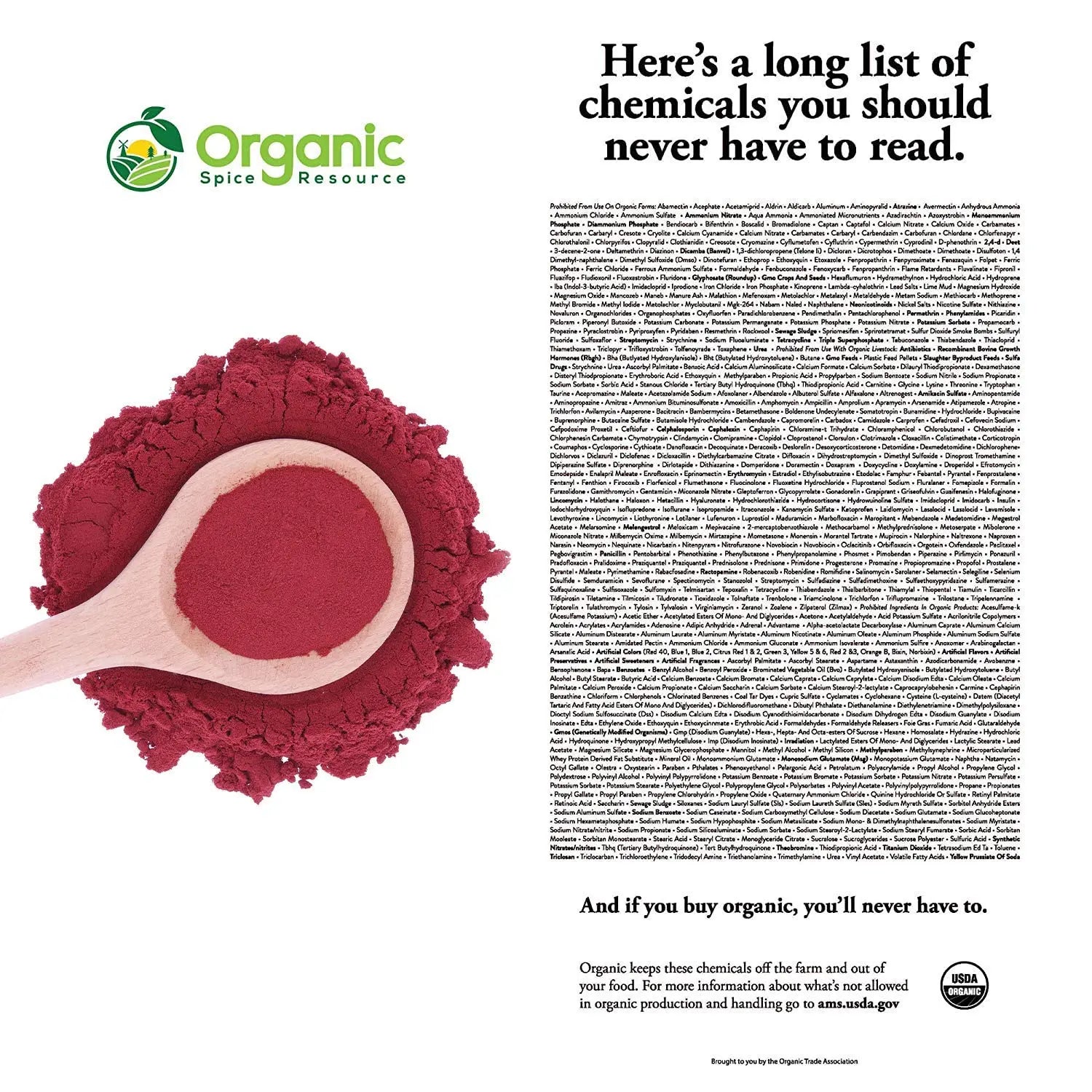 Organic Beet Root Powder | 8 oz or 226g | USDA Organic Approved, Raw and Non GMO Organic Spice Resource Au supplements