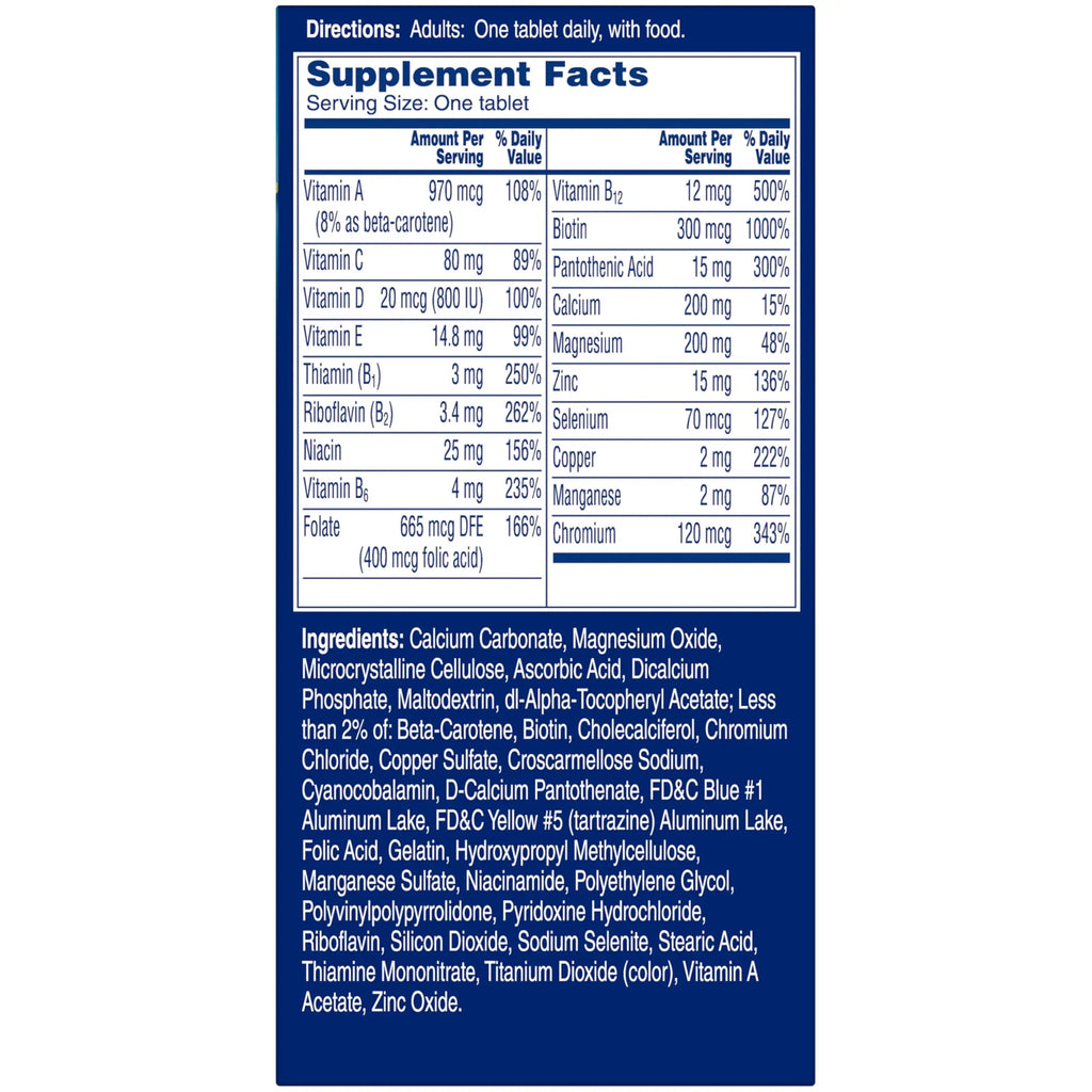One A Day Men’s Pro Edge Multivitamin, Supplement with Vitamin A,C,D, E and Zinc for Immune Health Support and Magnesium for Healthy Muscle Function, 50 Count ONE A DAY Au supplements