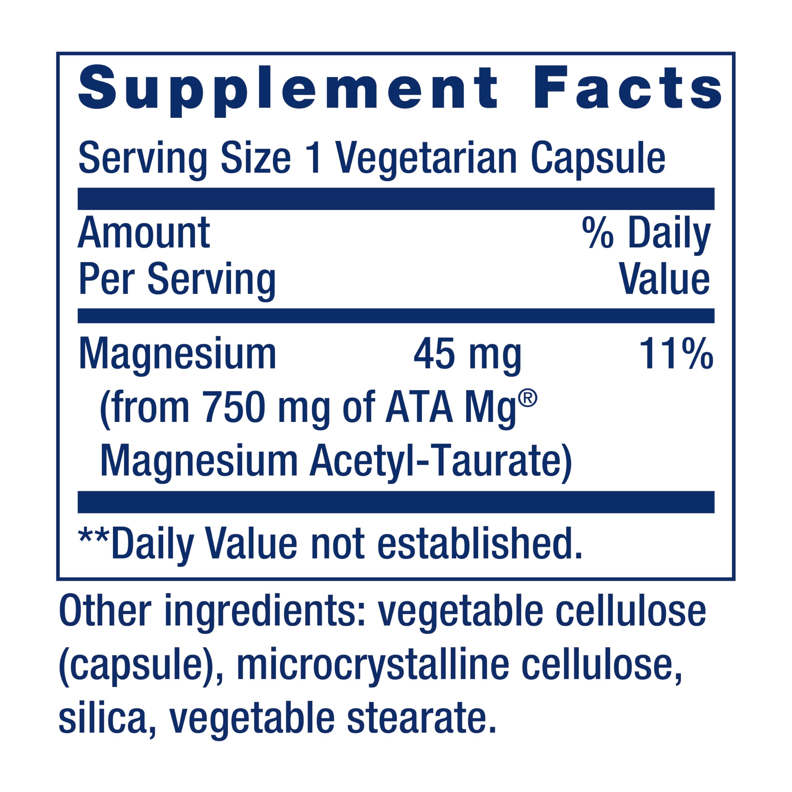 Life Extension Calm-Mag, Magnesium Acetyl taurinate, Daily Stress Management Formula, Supports Calmness and Relaxation, Gluten-Free, Non-GMO, Vegetarian, 30 Capsules Life Extension Au supplements