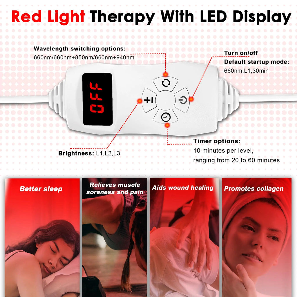 Akarishin Red Light Therapy Lamp- 660nm Red Light,850nm & 940nm Infrared Light Therapy Akarishin Au supplements