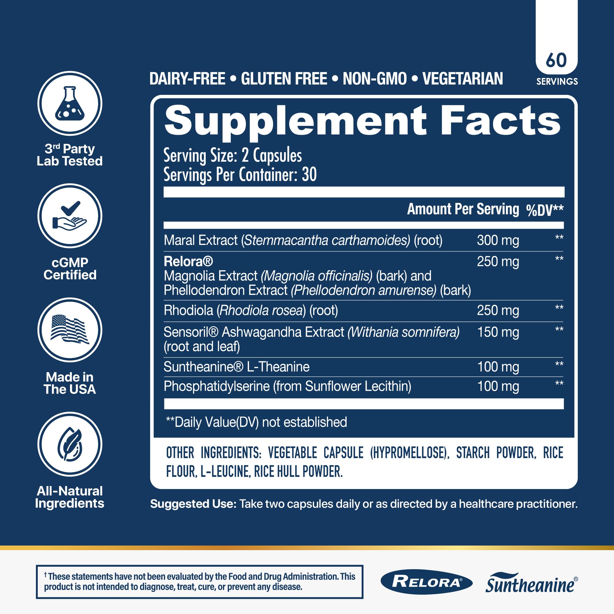 NuEthix Formulations Cort-Eaze - Cortisol Supplement - Health Support Supplement with Ashwagandha, L-Theanine & Rhodiola Rosea - Relaxation and Deep Sleep, 60 Capsules, 30 Servings NuEthix Formulations Au supplements