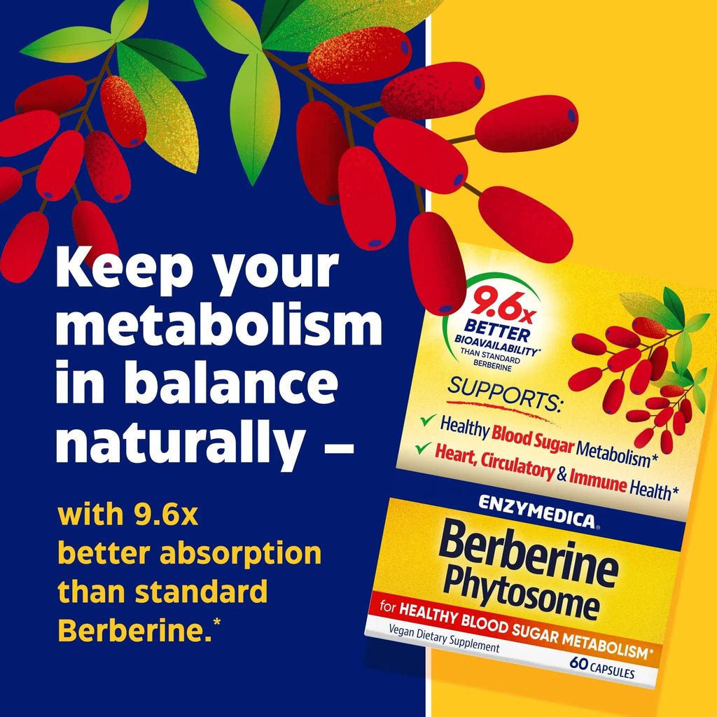 Enzymedica, Berberine Phytosome Enzymedica Au supplements