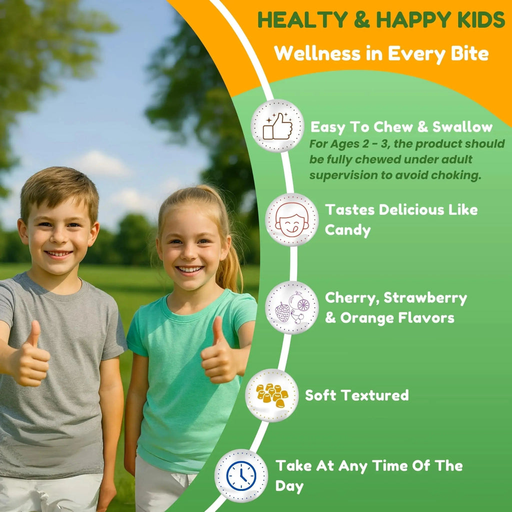SHIFAA NUTRITION Halal Kids Multivitamin Gummies, 45-90 Days Supply, with All Essential Kids Vitamins SHIFAA NUTRITION Au supplements