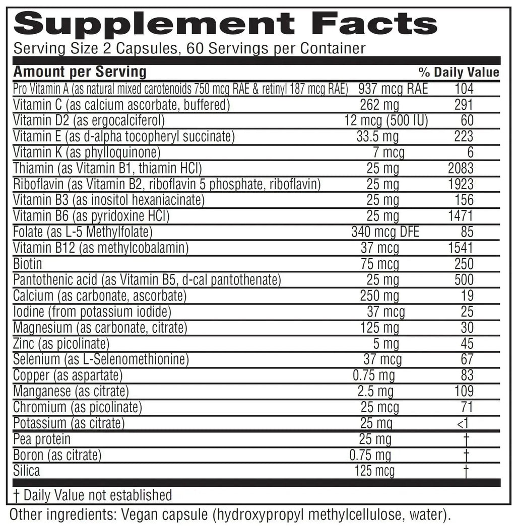 Vitanica Vegan Symmetry - Daily Multivitamin for Vegans - Heart, Bone & Immune System Health Support with Vitamin B12, Zinc, Calcium Vitanica Au supplements