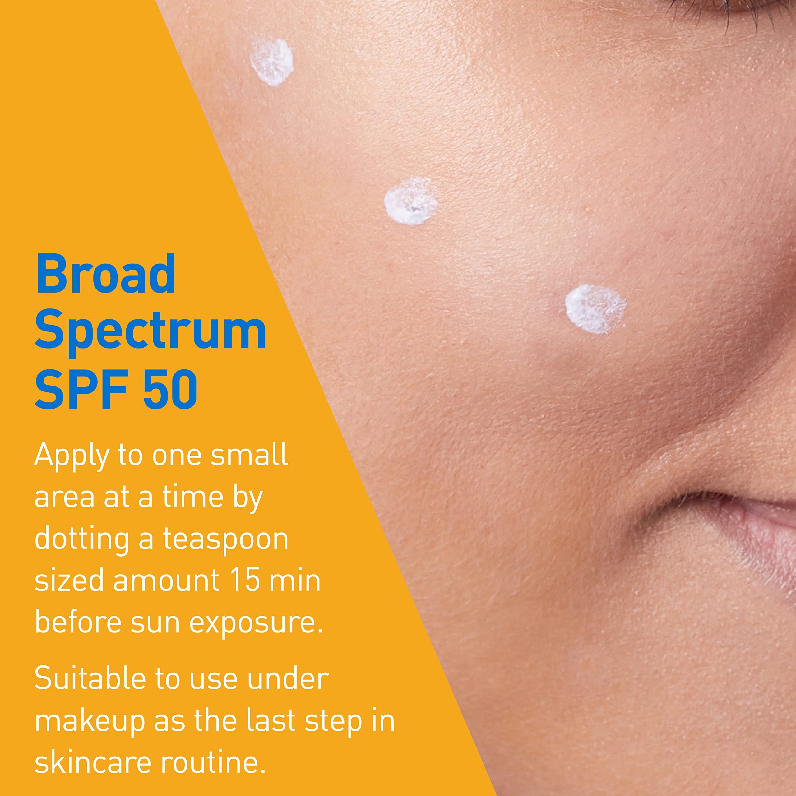 CeraVe 100% Mineral Sunscreen SPF 50, Face sunscreen With Zinc Oxide & Titanium Dioxid