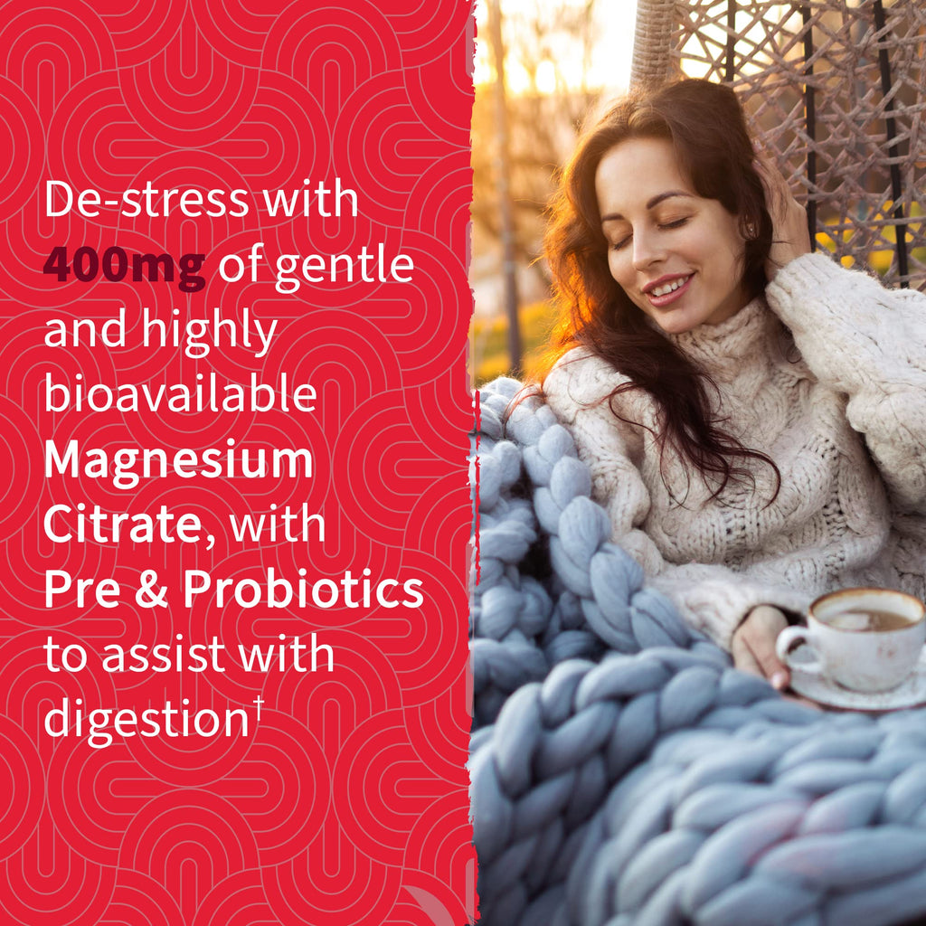 Garden of Life Magnesium Citrate Supplement Gummies with Prebiotics & Probiotics for Stress, Sleep & Recovery - Vegan, Gluten Free, Kosher, Non-GMO