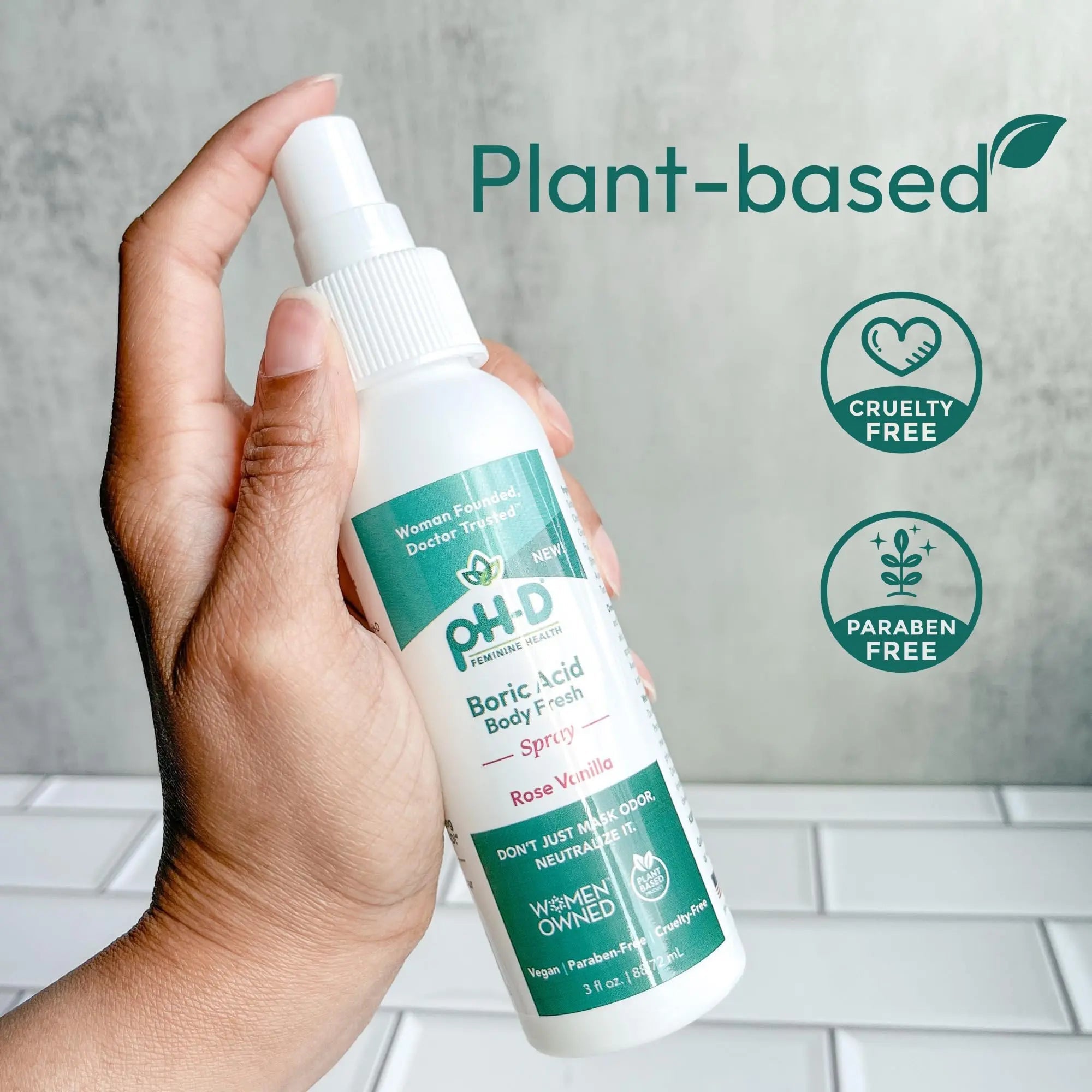 pH-D Feminine Health - Boric Acid Body Fresh Spray - Vegan, Paraben-Free, Plant Based pH-D Feminine Health Support Au supplements