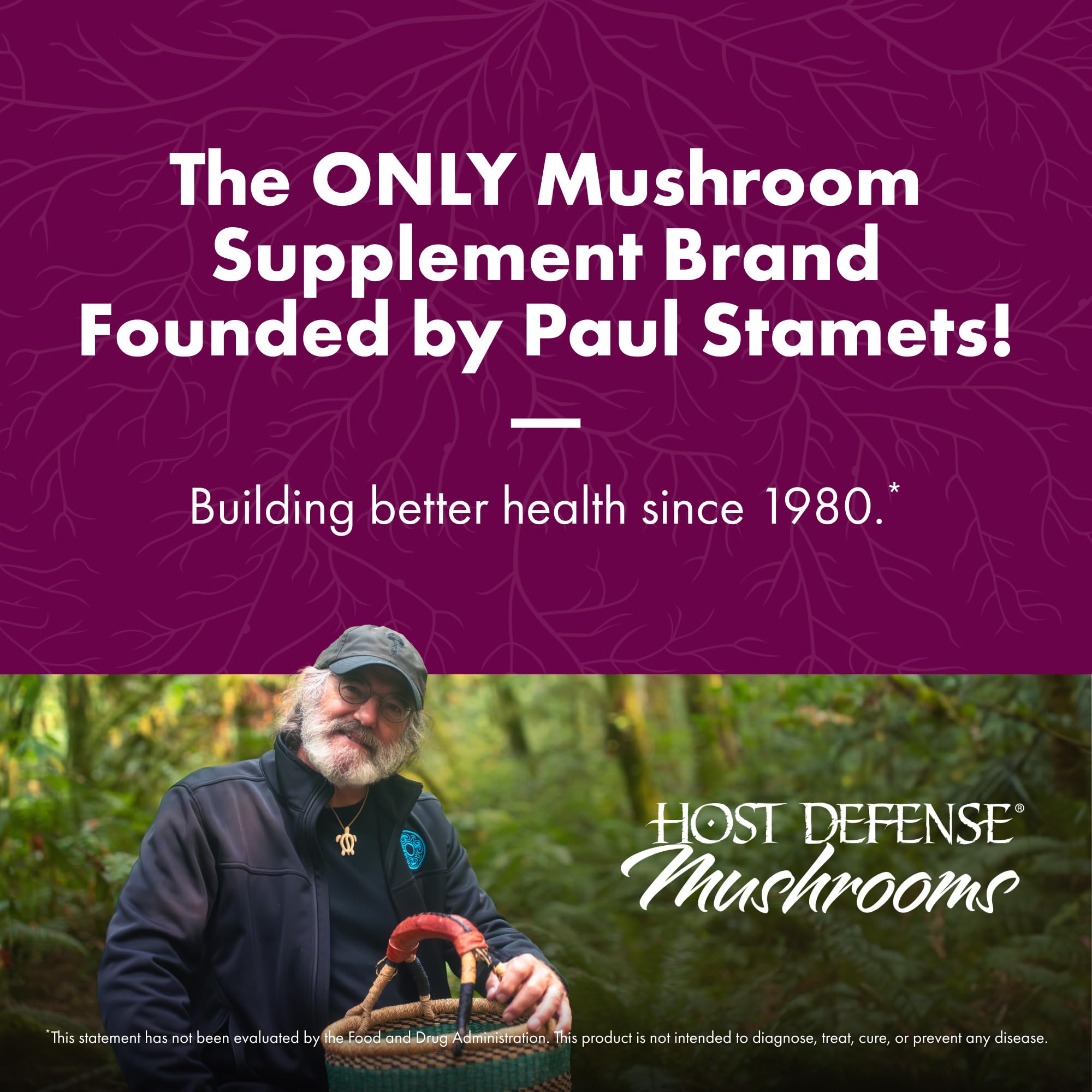 Host Defense Turkey Tail Capsules - Digestive Health & Immune Response Support Supplement - Mushroom Supplement for Gastrointestinal