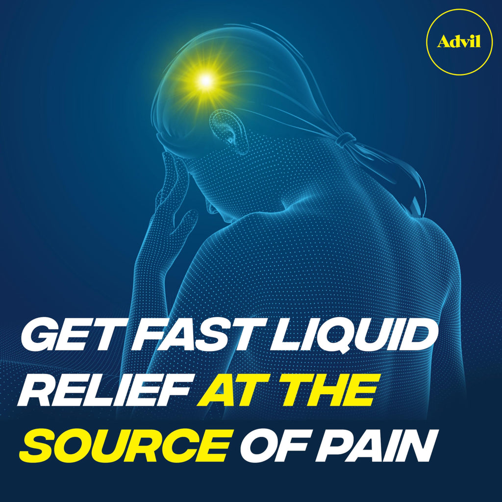 Advil Liqui-Gels Pain Reliever and Fever Reducer, Pain Medicine for Adults with Ibuprofen 200mg for Headache, Backache, Menstrual Pain and Joint Pain Relief - 50x2 Liquid Filled Capsules Advil Au supplements