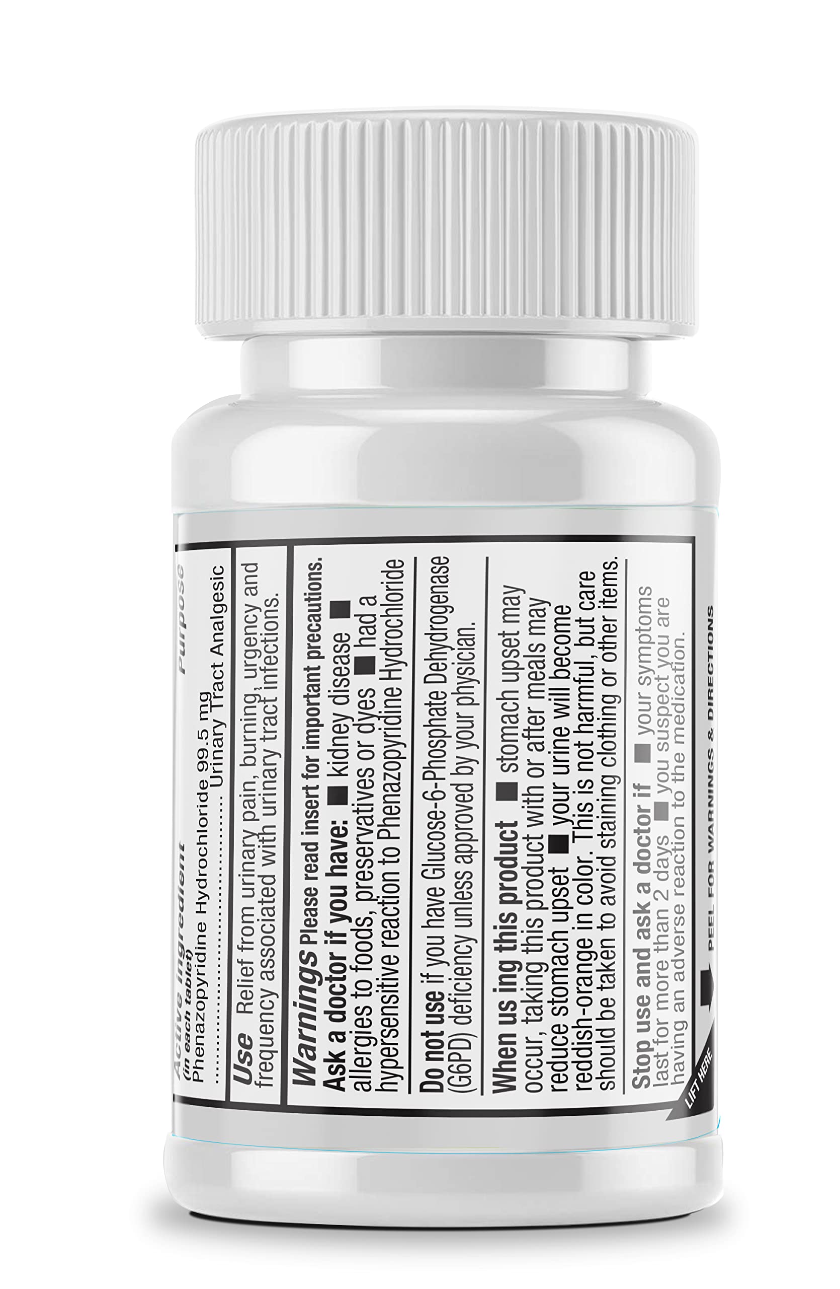 Safrel Urinary Pain Relief | UTI Relief | Fast Acting | Bladder Discomfort & Pain Relief | Phenazopyridine Hydrochloride 99.5mg (28 Count) Safrel Au supplements