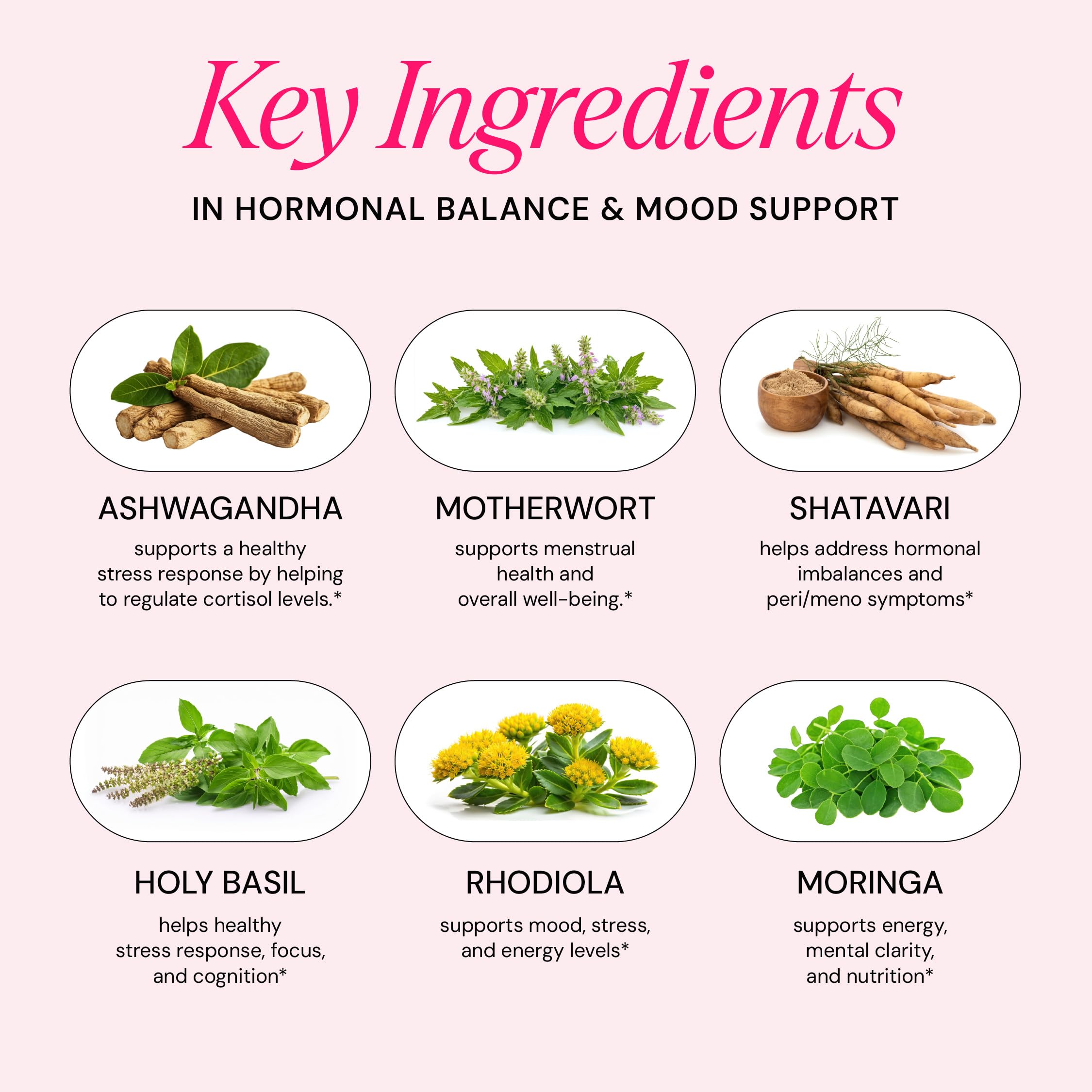 Ayurvedic Hormone Balance for Women | Cortisol Reducer | Mood, Energy, & Sleep Support | Regulates Estrogen | Stress Relief | Ashwagandha, Rhodiola, & Shatavari