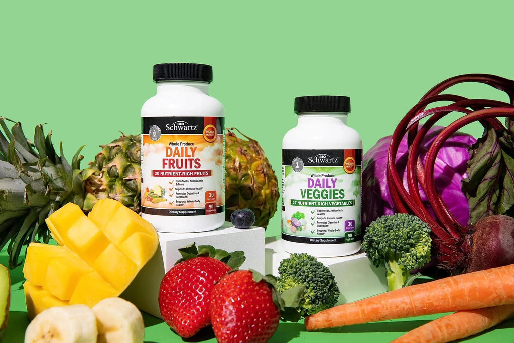 BioSchwartz Daily Fruits and Veggies Supplement for Women and Men (1 Month Supply) Plus Daily Multivitamin BioSchwartz Au supplements