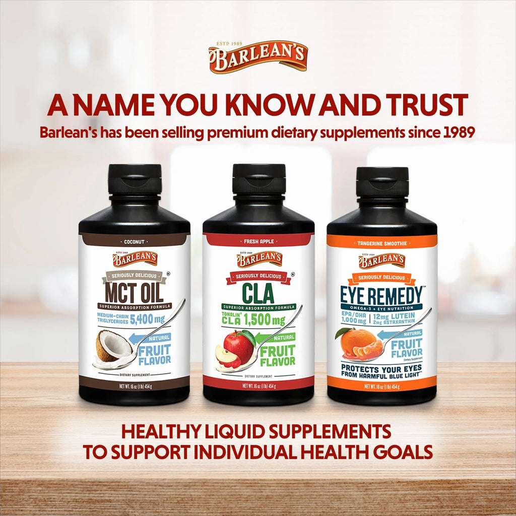 Barlean's Fresh Apple with 1,500 mg of Tonalin CLA - Gluten-Free, Vegan, Kosher Barlean's Au supplements