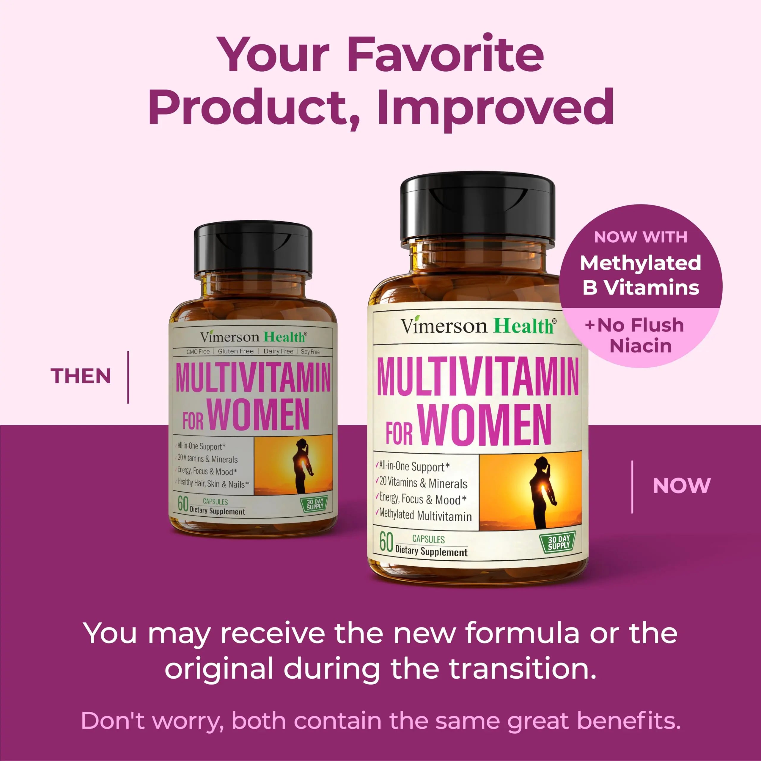 Multivitamin for Women – Methylated Womens Multivitamins & Multiminerals Capsules with Vitamin B12, A, D, C, Zinc, Magnesium Vimerson Health Au supplements