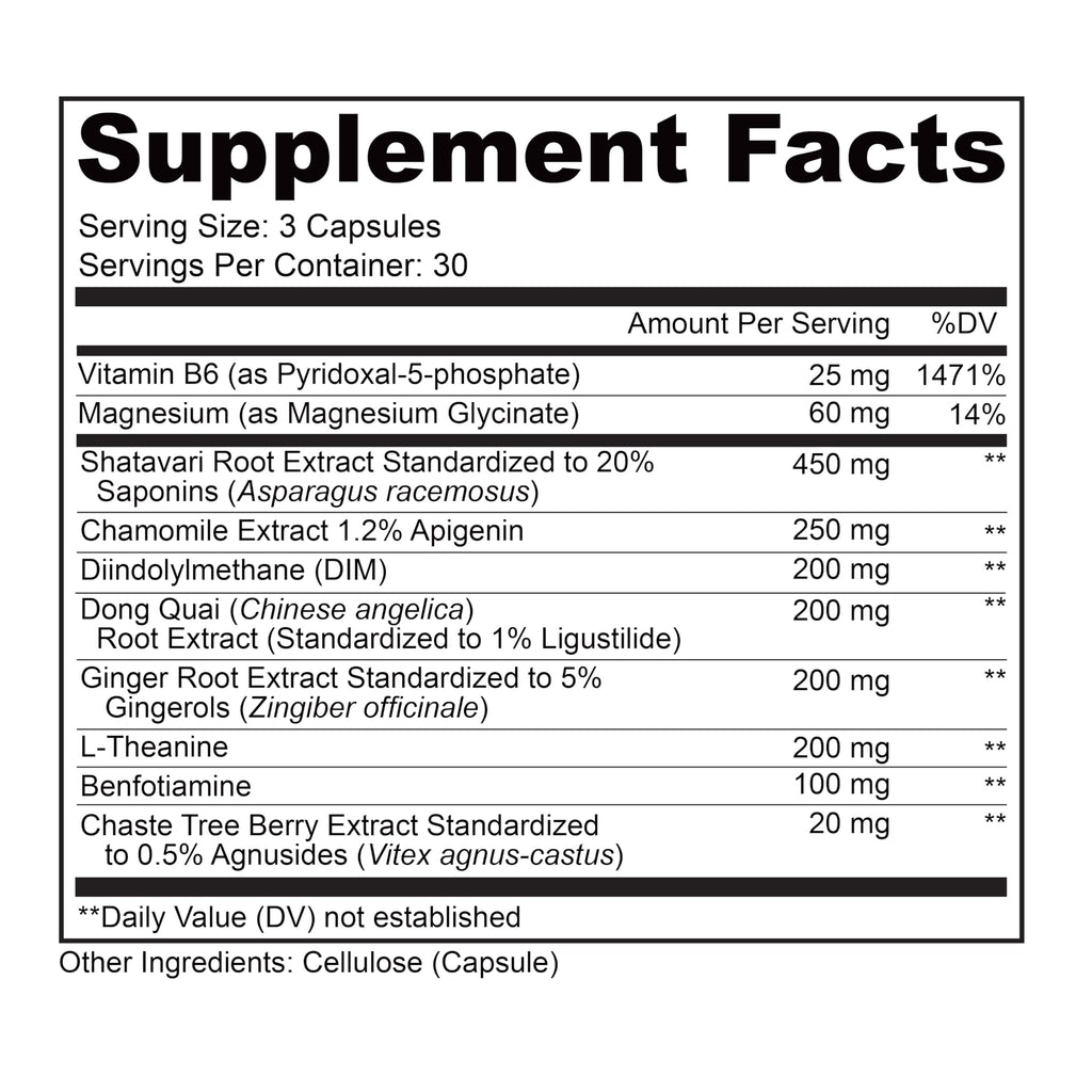 LIVELY VITAMIN CO. Get Even - Women's Hormonal Balance Blend - Helps Reduce Severity of Periods, PMS & Menopause - Eases Cramps & Bloating - Mood Regulation - Period Pain & Discomfort - 90 Count LIVELY VITAMIN CO Au supplements