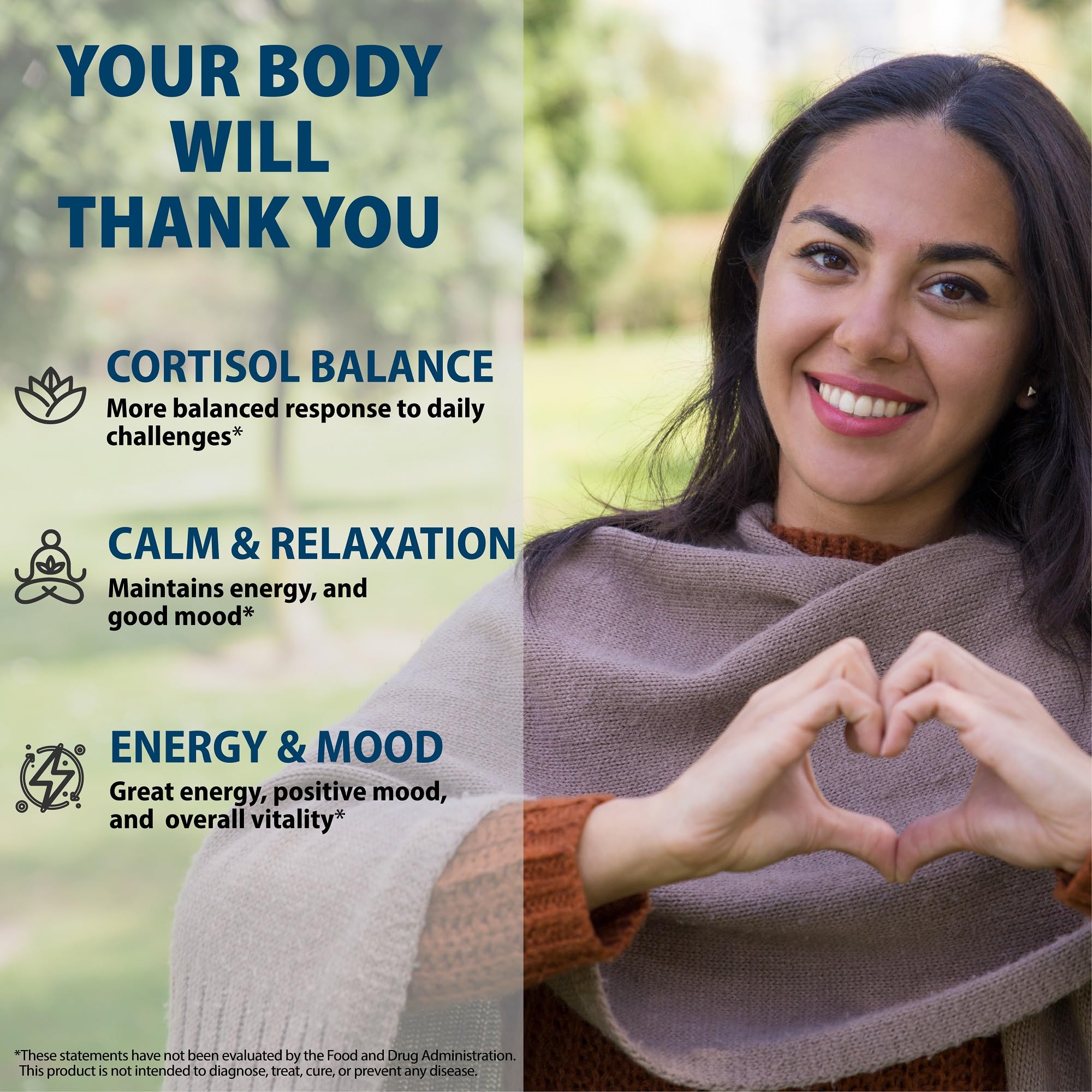 StrongVit Cortisol Supplements for Women and Men with Magnesium, Ashwagandha & L-Theanine. High Cortisol Reducer, Manager, Detox,