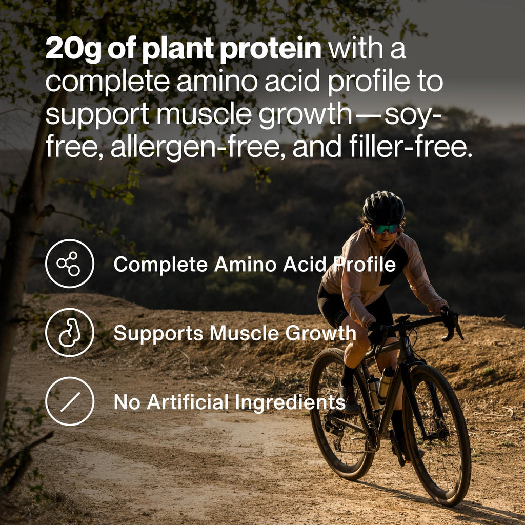 Momentous Vegan Protein Powder - 20 g Plant-Based Protein - NSF Certified for Sport - Gluten-Free - Non-GMO - 22 Servings for Essential Everyday Use - Chocolate