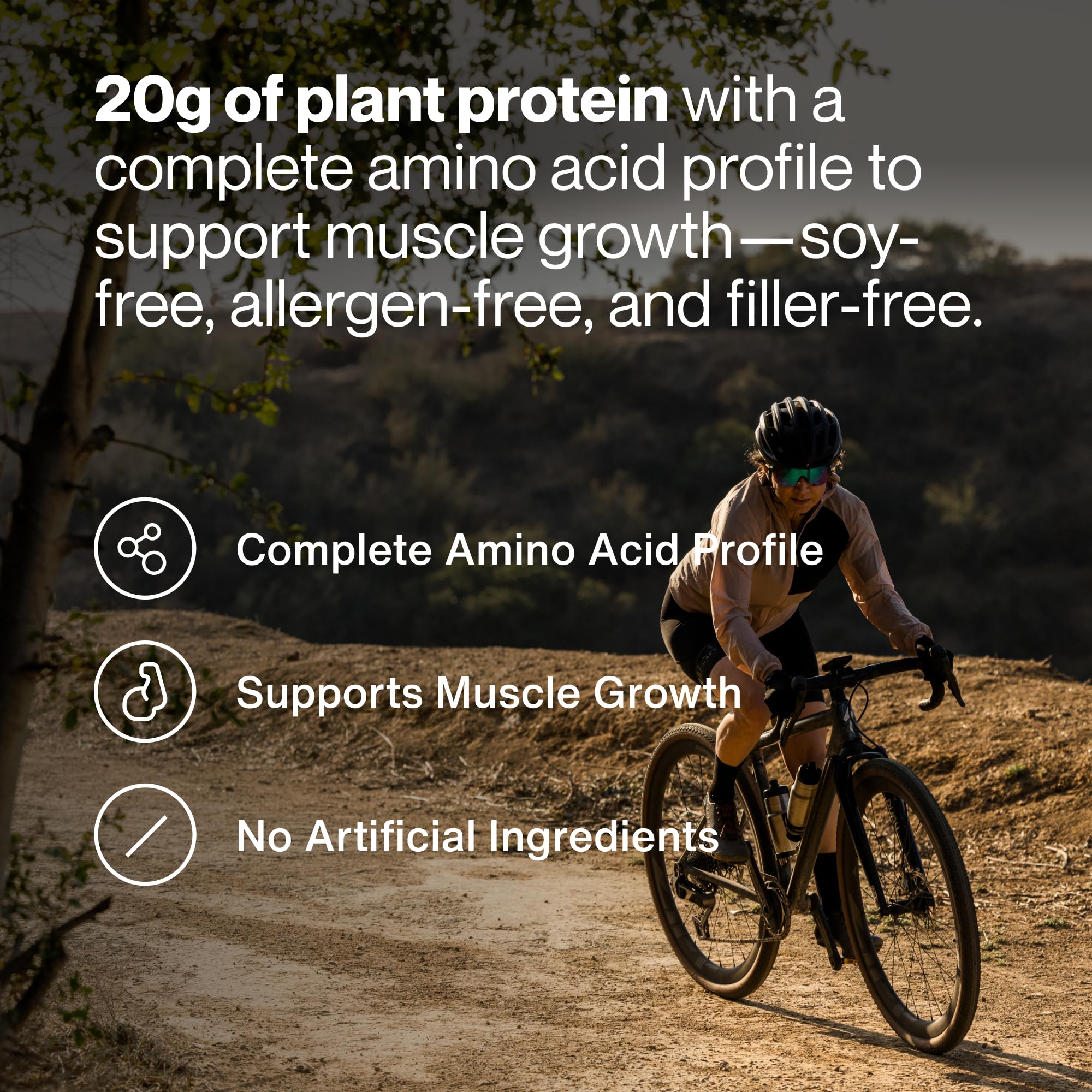 Momentous Vegan Protein Powder - 20 g Plant-Based Protein - NSF Certified for Sport - Gluten-Free - Non-GMO - 22 Servings for Essential Everyday Use - Chocolate
