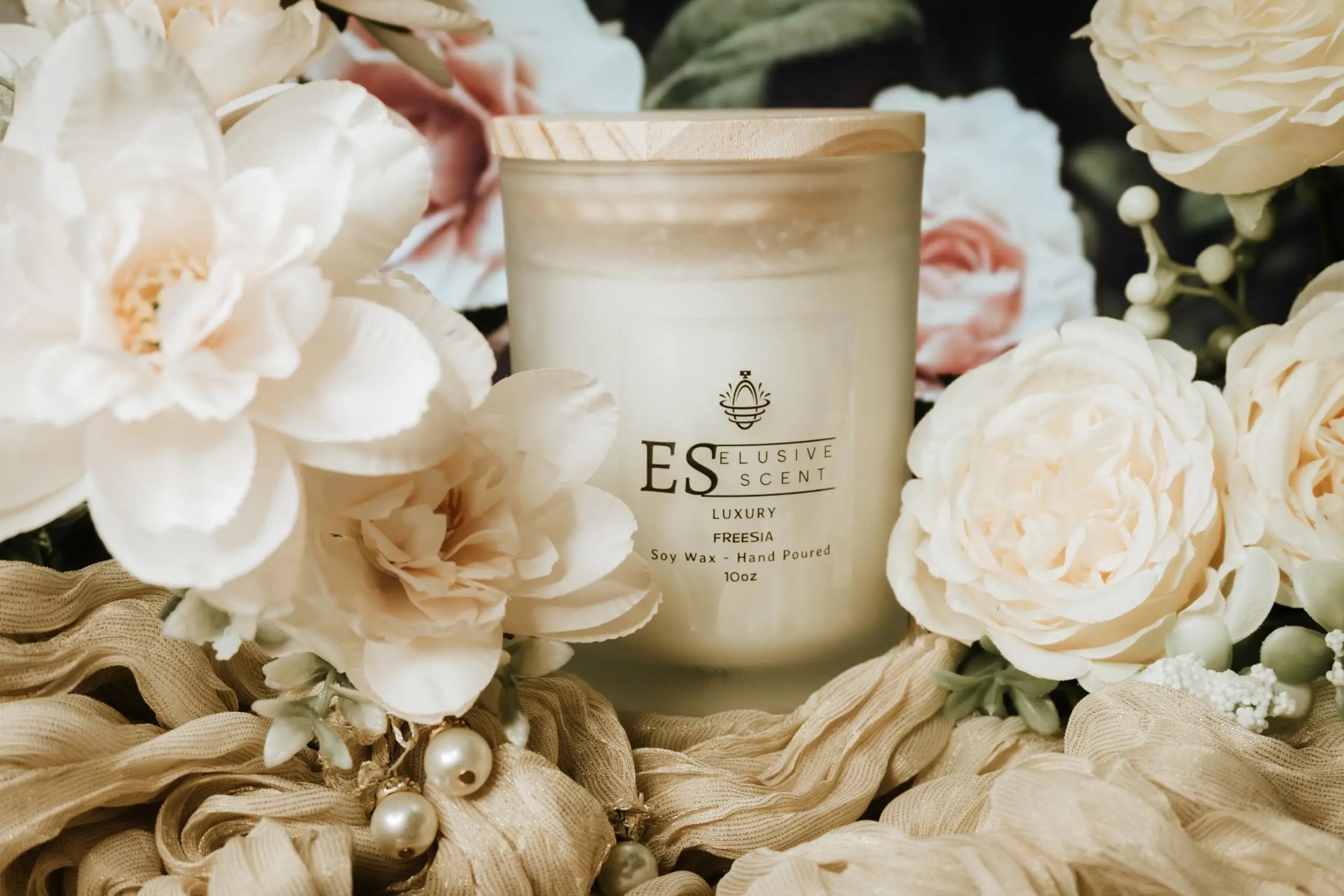 Freesia | 10oz | Luxury Candle | Scented Candle | Aromatherapy | Essential Fragrance Oils | 100% Soy Wax Elusive Scent Au supplements