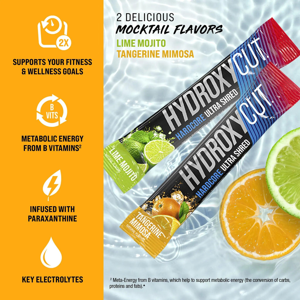 Hydroxycut Hardcore Ultra Shred Drink Sticks,Meta-Energy Drink Powder Metabolic Energy Hydroxycut Au supplements