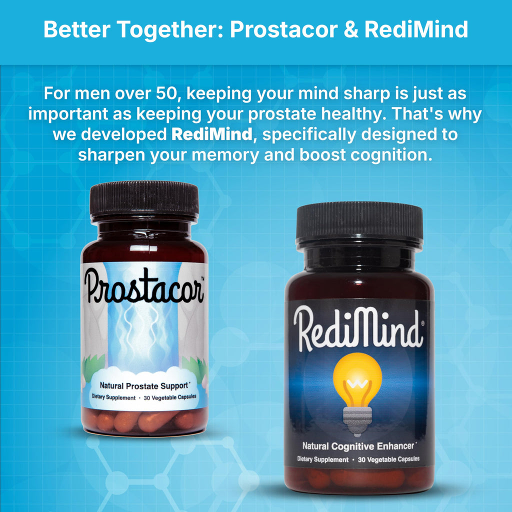 Prostacor - Natural Prostate Support Supplement - Non-GMO, Vegan, Gluten-Free