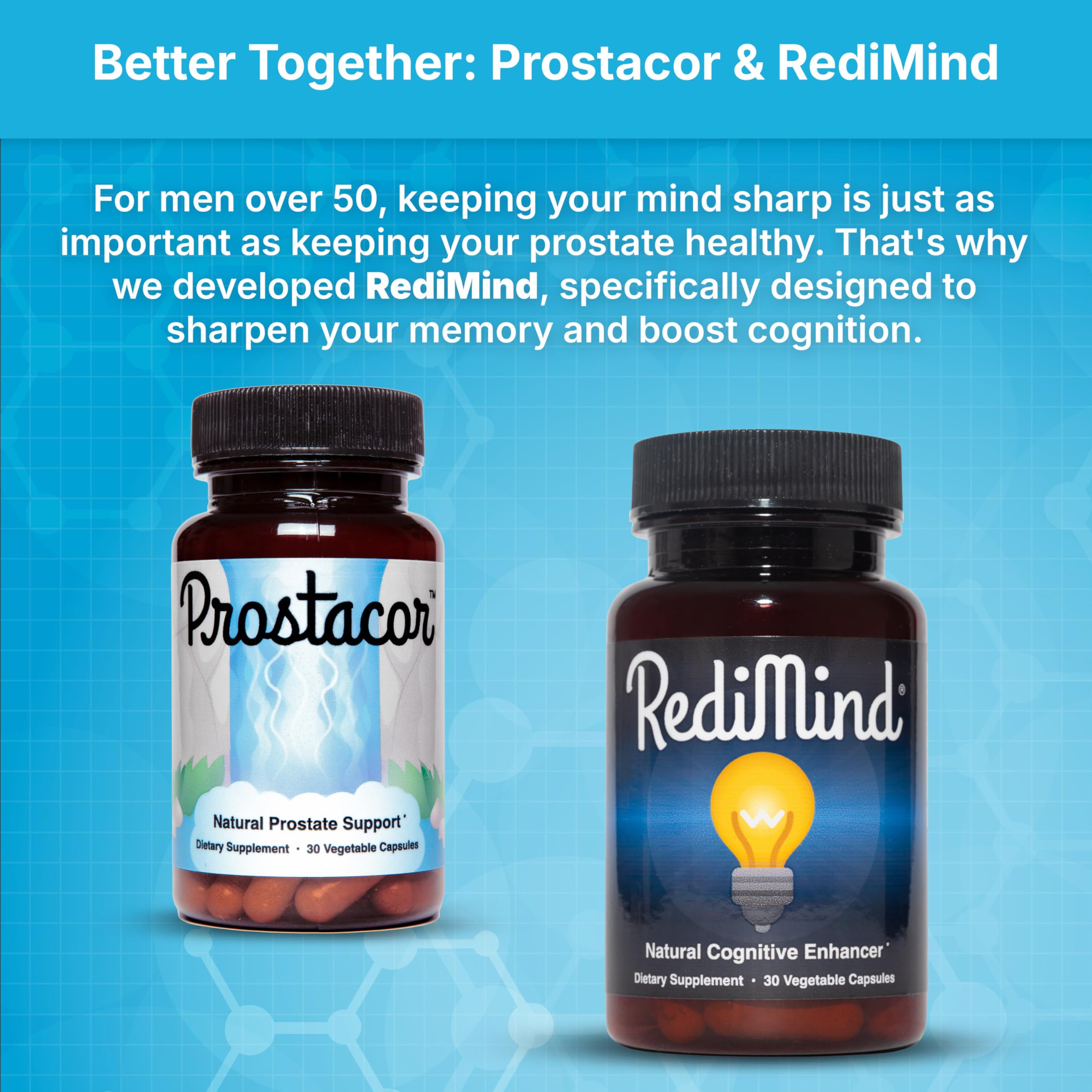 Prostacor - Natural Prostate Support Supplement - Non-GMO, Vegan, Gluten-Free