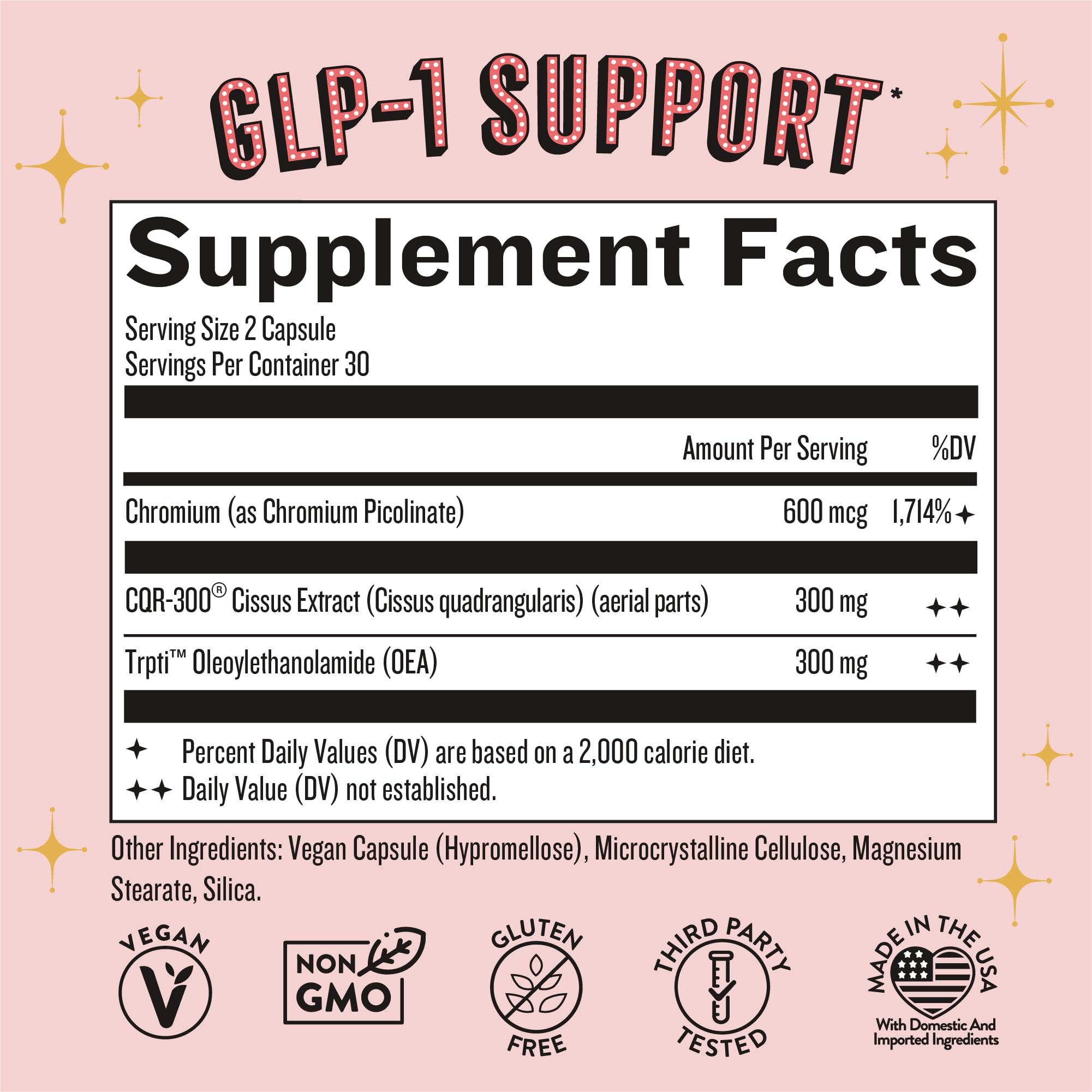 Plus Supplement for Weight Management Appetite Control for Women w Trpti OEA, CQR-300 & Chromium, Supports Natural Fullness Signals & Hunger, Metabolism Support Supplement Legendairy Milk 1-Pack