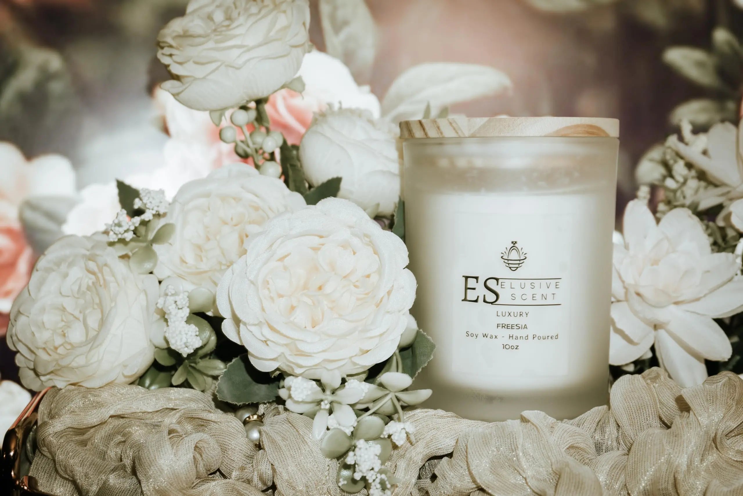 Freesia | 10oz | Luxury Candle | Scented Candle | Aromatherapy | Essential Fragrance Oils | 100% Soy Wax Elusive Scent Au supplements