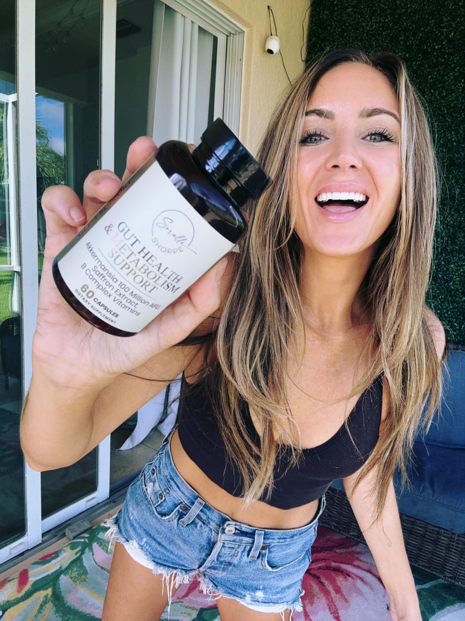 SORELLE SHOPPE Akkermansia Muciniphila Probiotic + Saffron + B Complex | Core Gut Health & Daily Wellness | Mood & Metabolism Support
