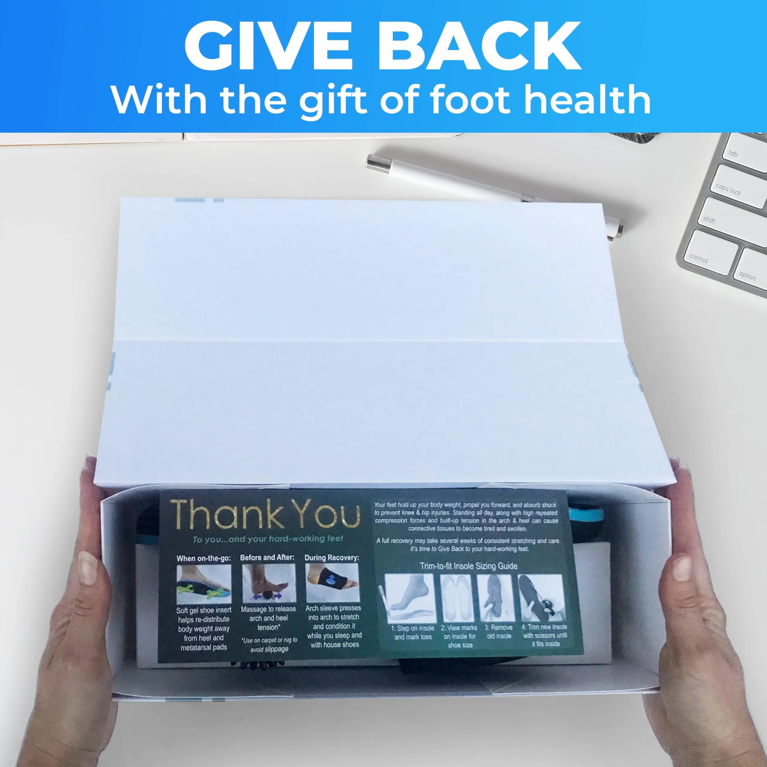 Foot Health Gift Parcel for self Best Friend mom dad Sister Teacher Mother’s Give Back Great Au supplements