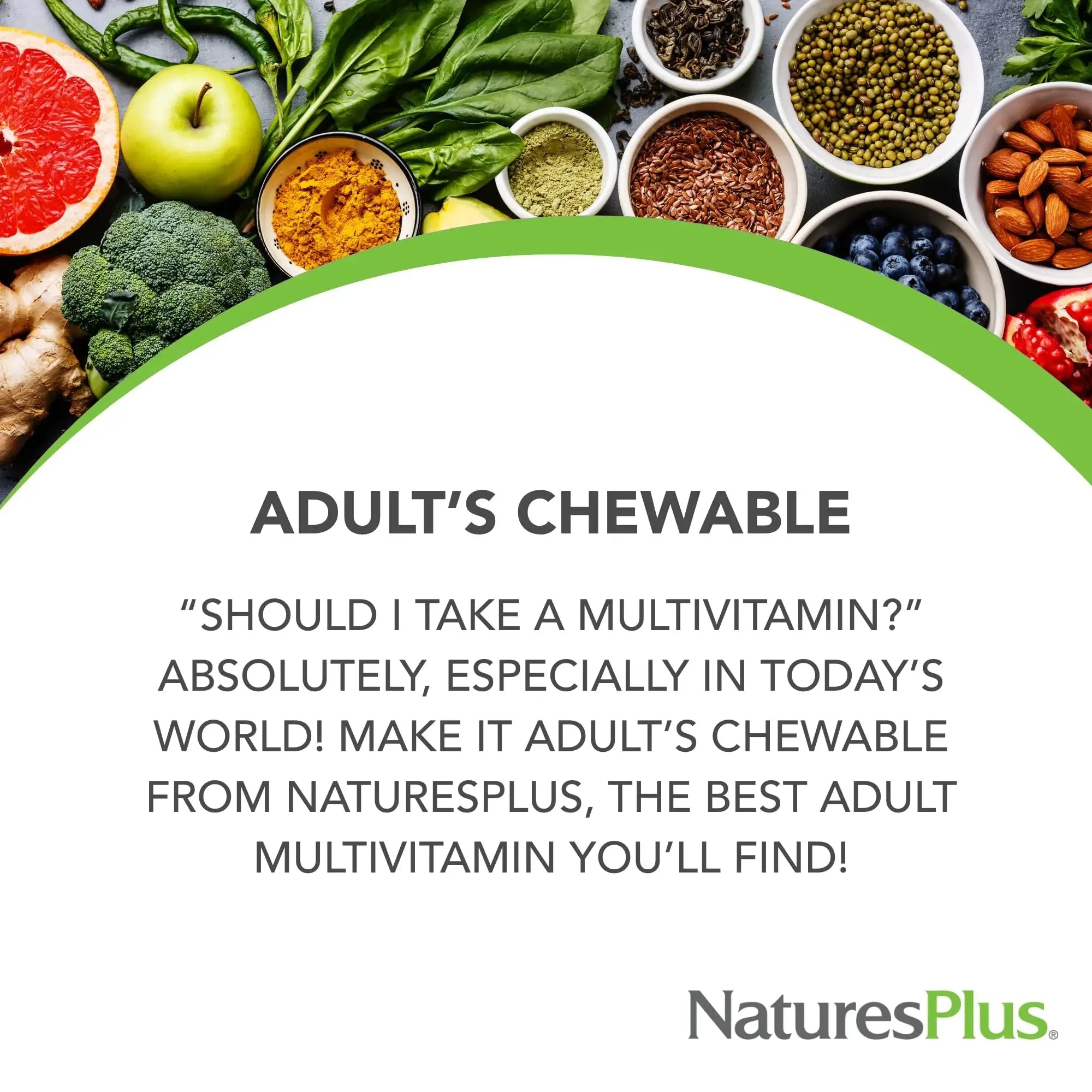 Natures Plus Adult's Chewable Multivitamin - 90 Vegetarian Tablets - Pineapple Flavor - Natural Whole Foods Supplement for Overall Health, Energy NaturesPlus Au supplements