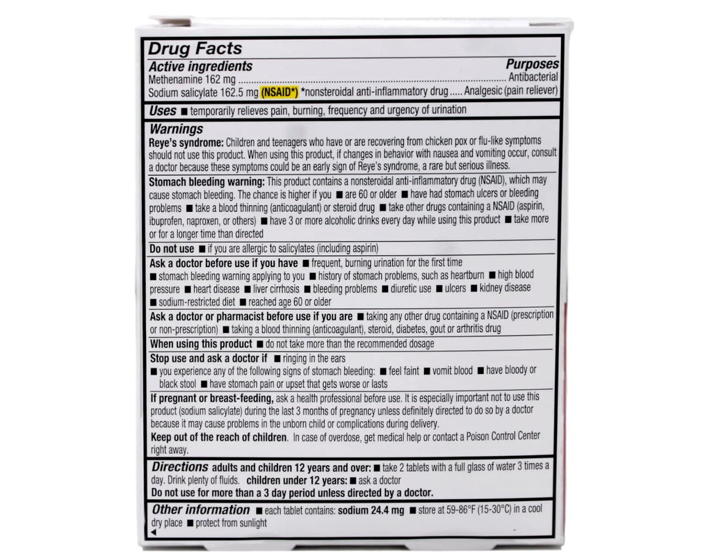 Cystex Plus Urinary Pain Relief Tablets 48 Tablets Cystex Au supplements