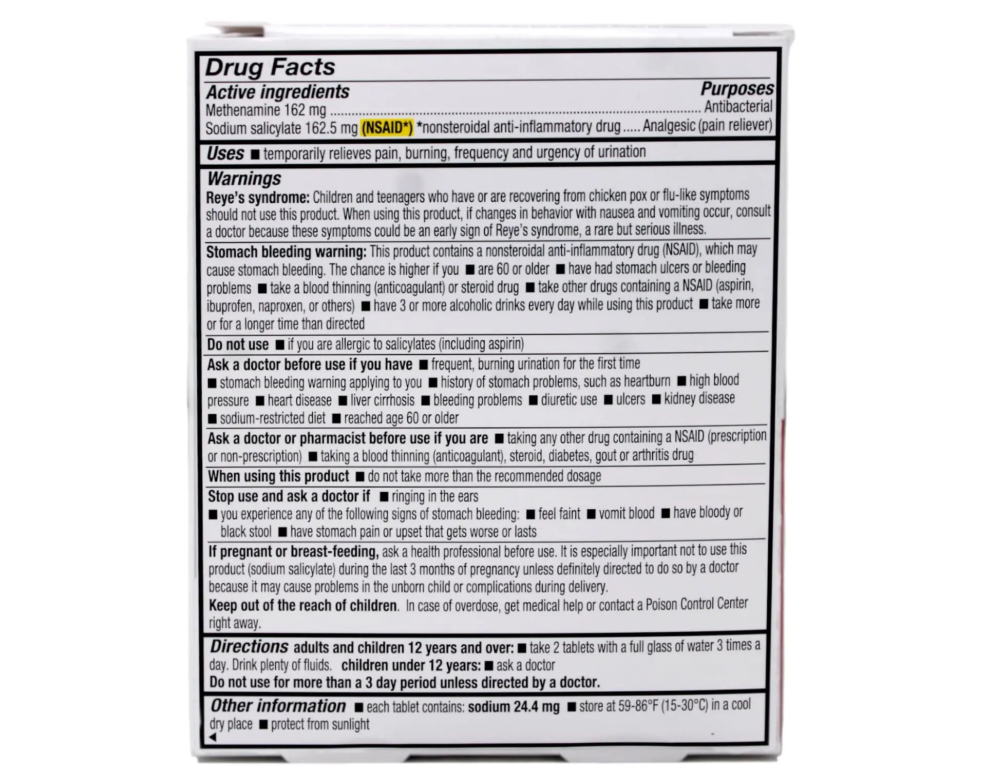 Cystex Plus Urinary Pain Relief Tablets 48 Tablets Cystex Au supplements