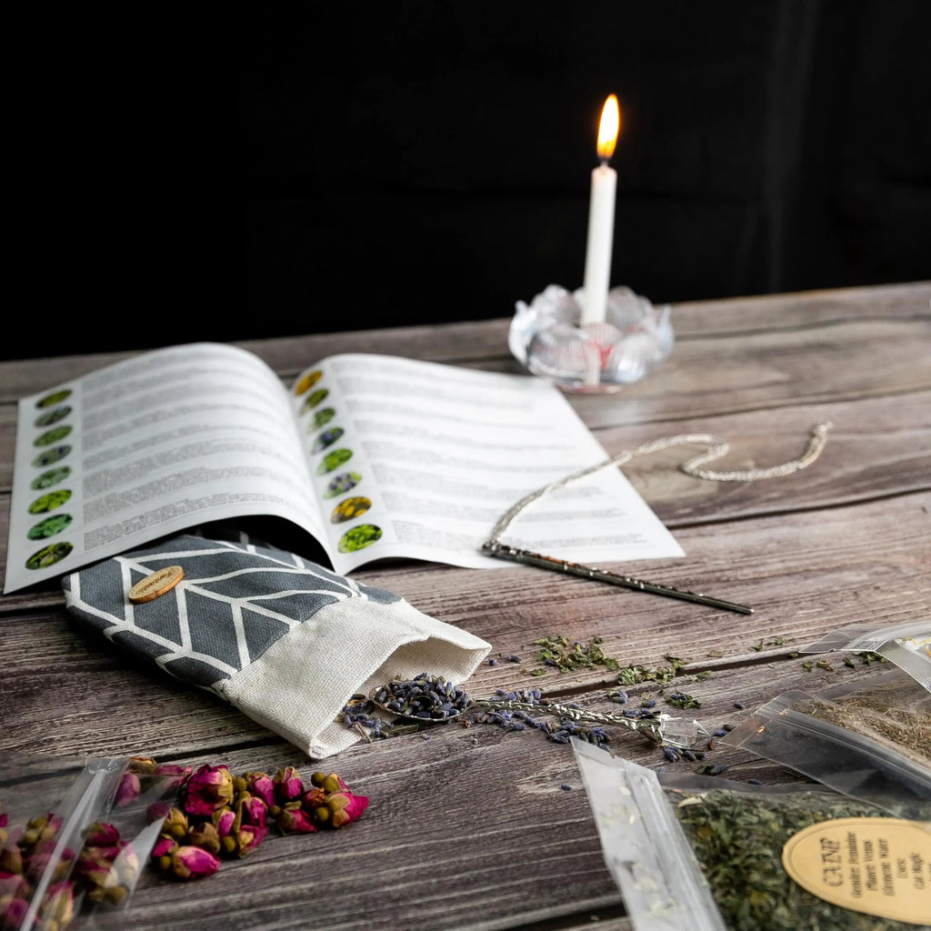 JUSTASHOW 61PCS Witchcraft Supplies for Wiccan Spells, Witchcraft Starter Kit, Spell Candles JUSTASHOW Au supplements