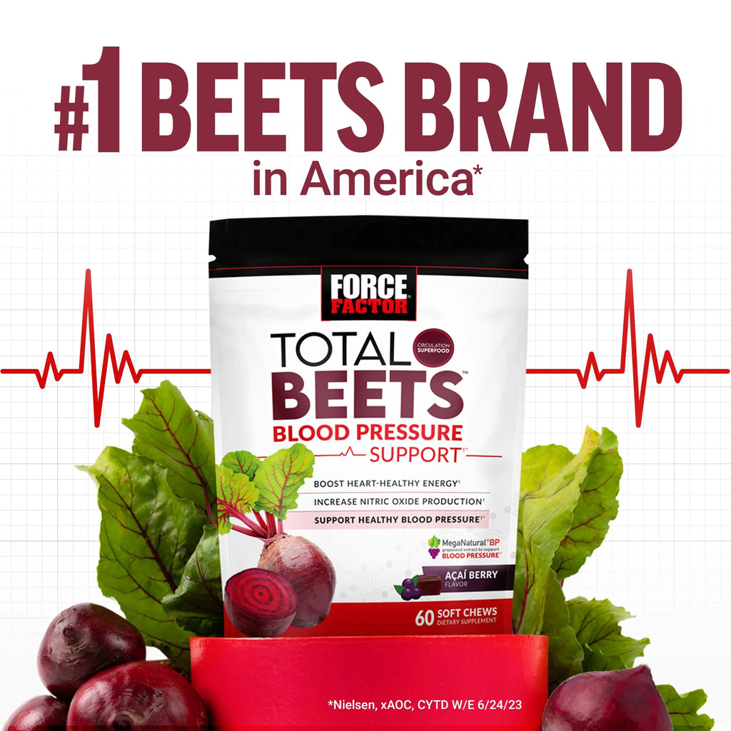 Force Factor Total Beets Blood Pressure Support Supplements with Beet Powder, Great Force Factor Au supplements