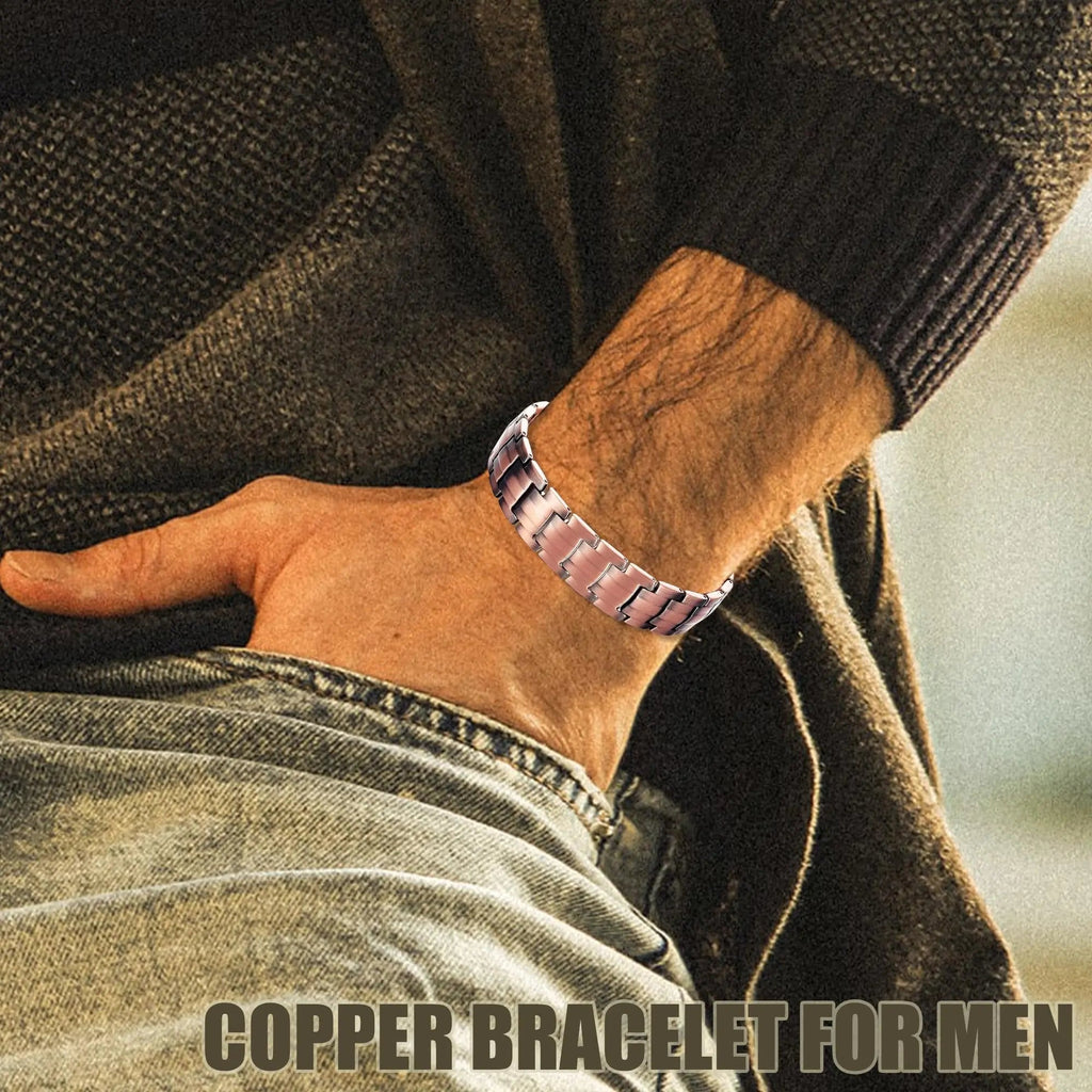 MagVIVACE Copper Bracelet for Men, Magnetic Bracelet with 3500 Gauss Magnets MagVIVACE Au supplements
