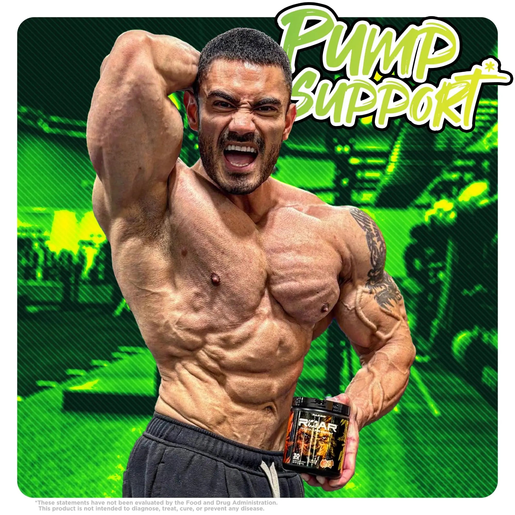 Rule 1 R1 Roar, Lemon Lime - 9.52 oz - Pre-Workout Powder - with Creatine, Beta-Alanine Rule 1 Proteins Au supplements