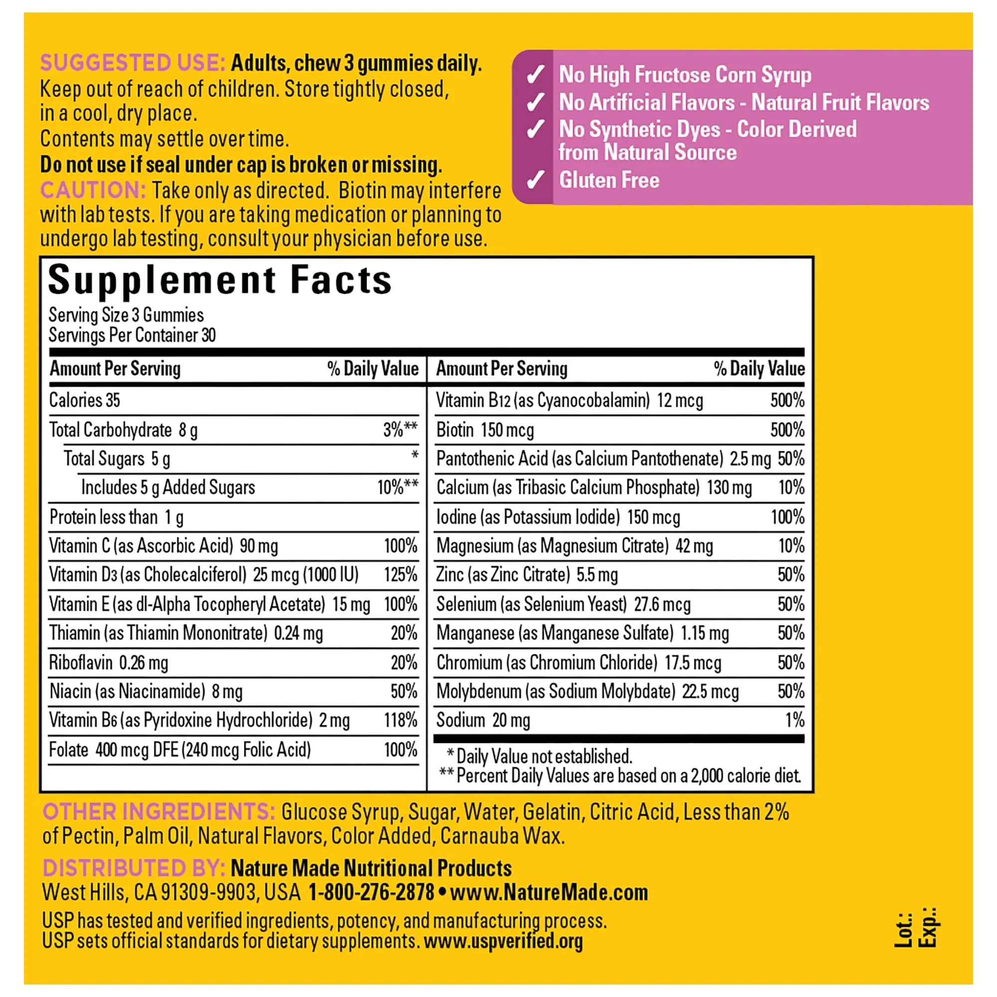 Nature Made Advanced Womens Gummy Multivitamins with Magnesium Citrate, Calcium, B Vitamins, Multivitamin Gummies for Women, 90 Multi Vitamin Gummies, 30 Day Supply Nature Made Au supplements