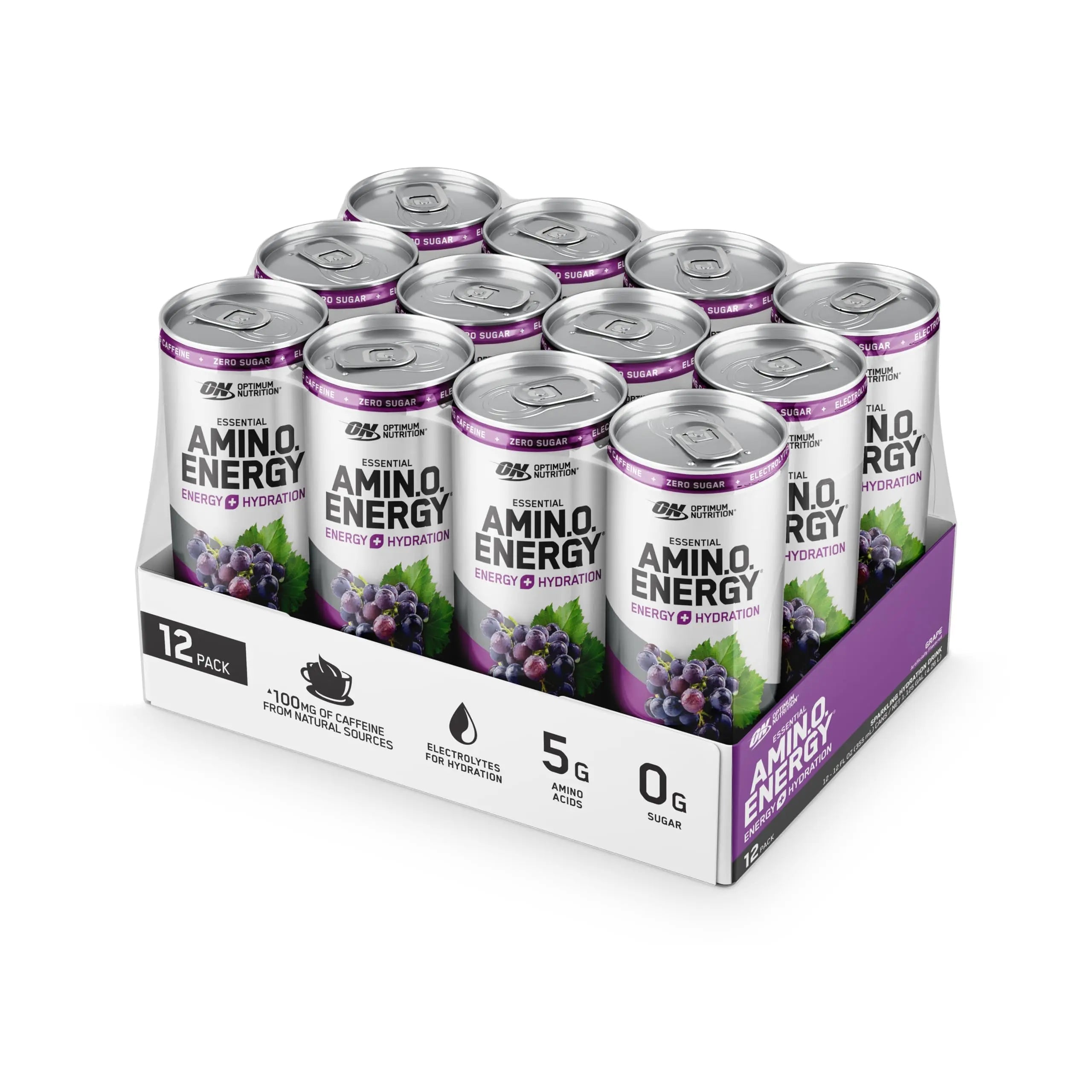 Optimum Nutrition Amino Energy Sparkling Hydration Drink, Electrolytes, Caffeine Optimum Nutrition Au supplements