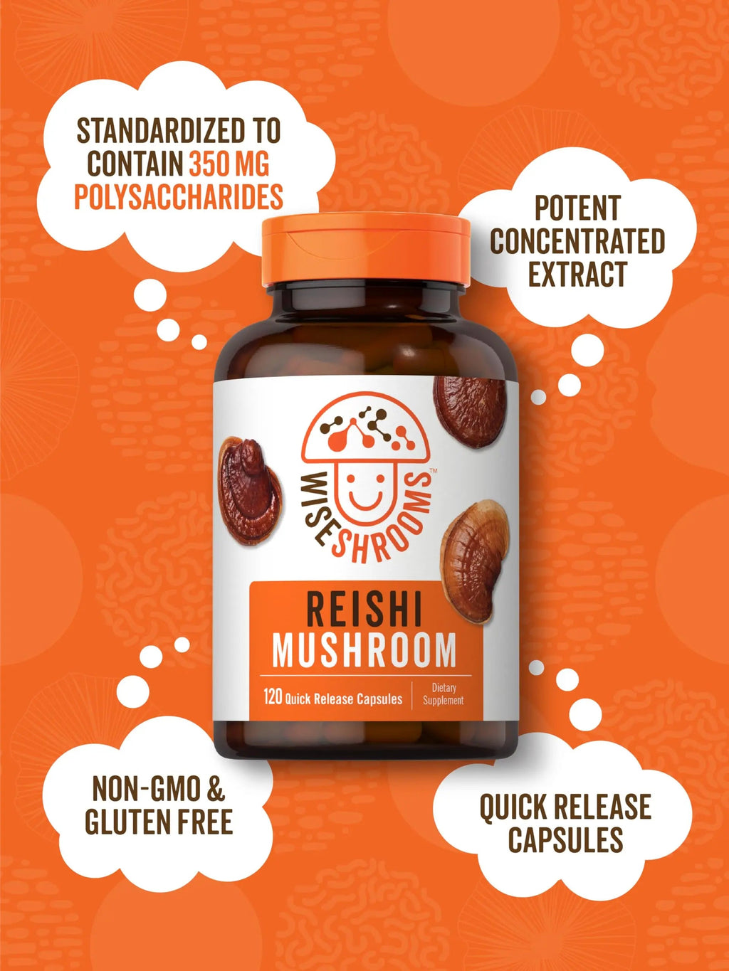 Carlyle Reishi Mushroom Capsules 5000 mg |120 Count | Non-GMO and Gluten Free Extract Carlyle Au supplements