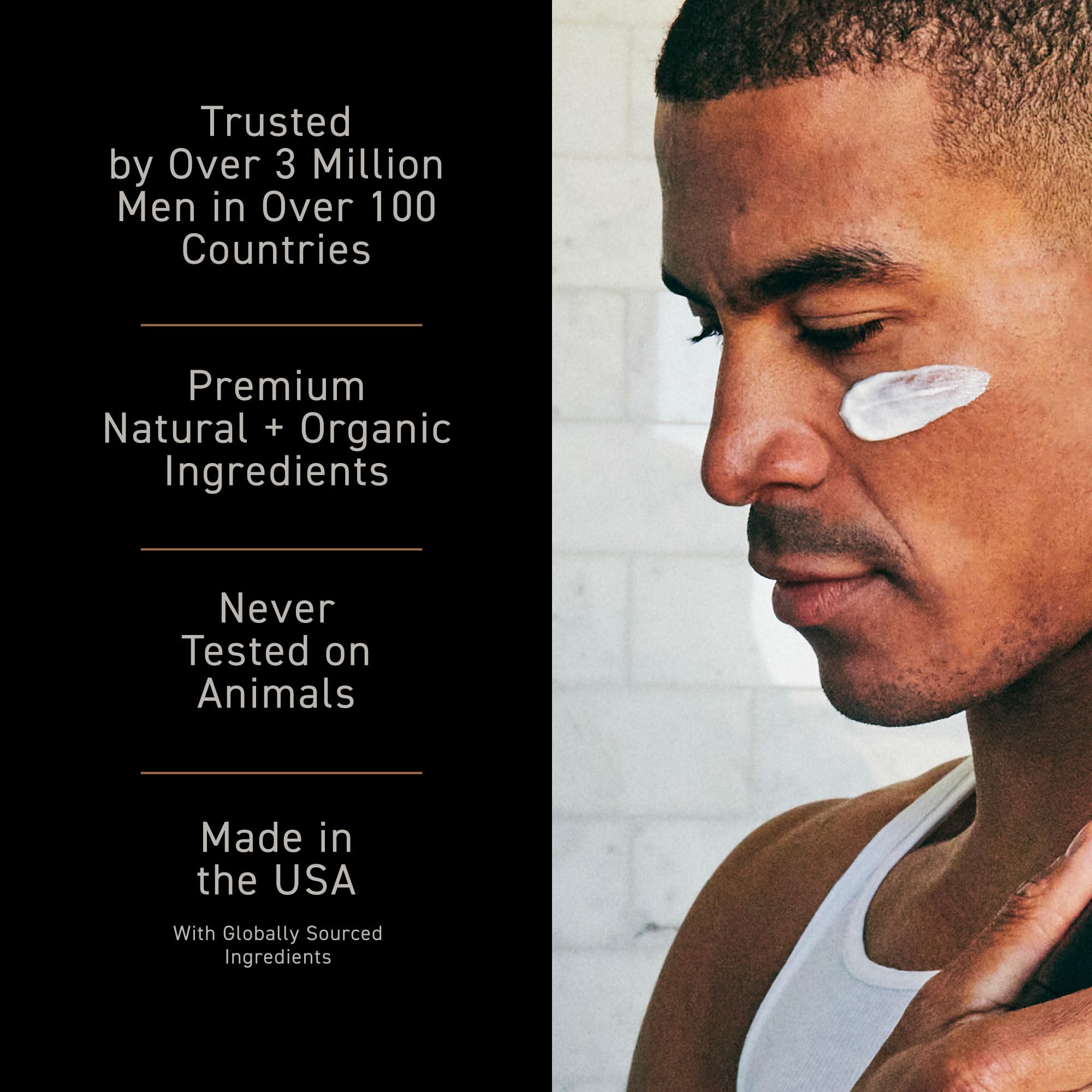 Brickell Men's Restoring Under Eye Cream for Men, Natural and Organic Anti Aging Eye Balm To Reduce Puffiness, Wrinkles, Dark Circles
