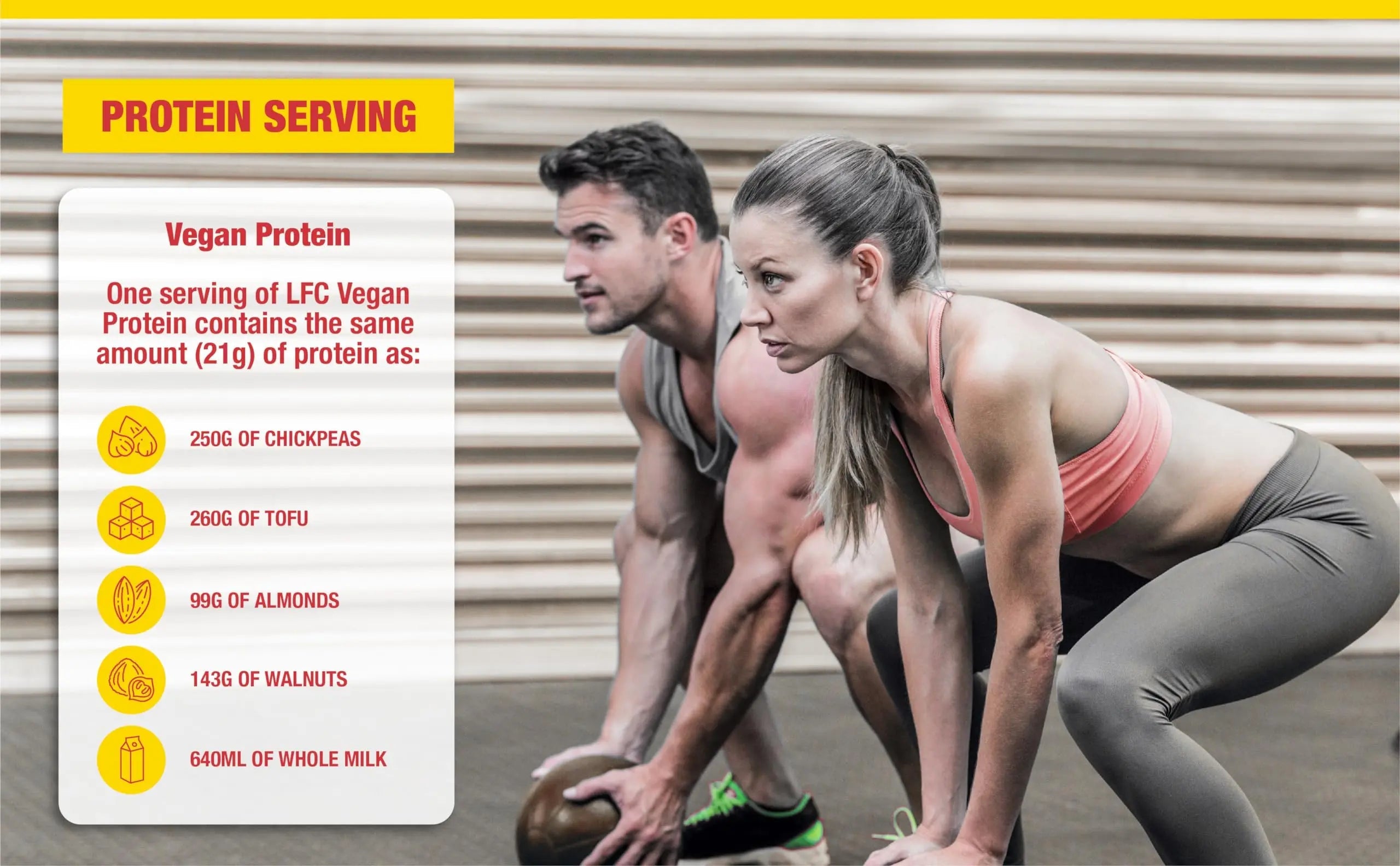 LFC Vegan Protein Powder Banana Caramel Flavour 680g 100% Vegan Protein Powder 21g High Protein, Vector Consumer Au supplements
