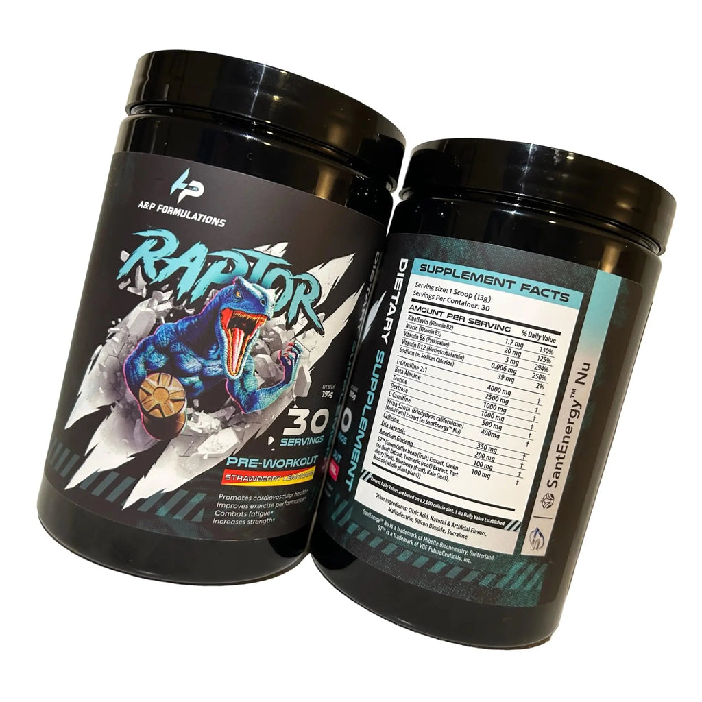 A&P Formulations Raptor Pre-Workout (Strawberry Lemonade) A&P Formulations Au supplements